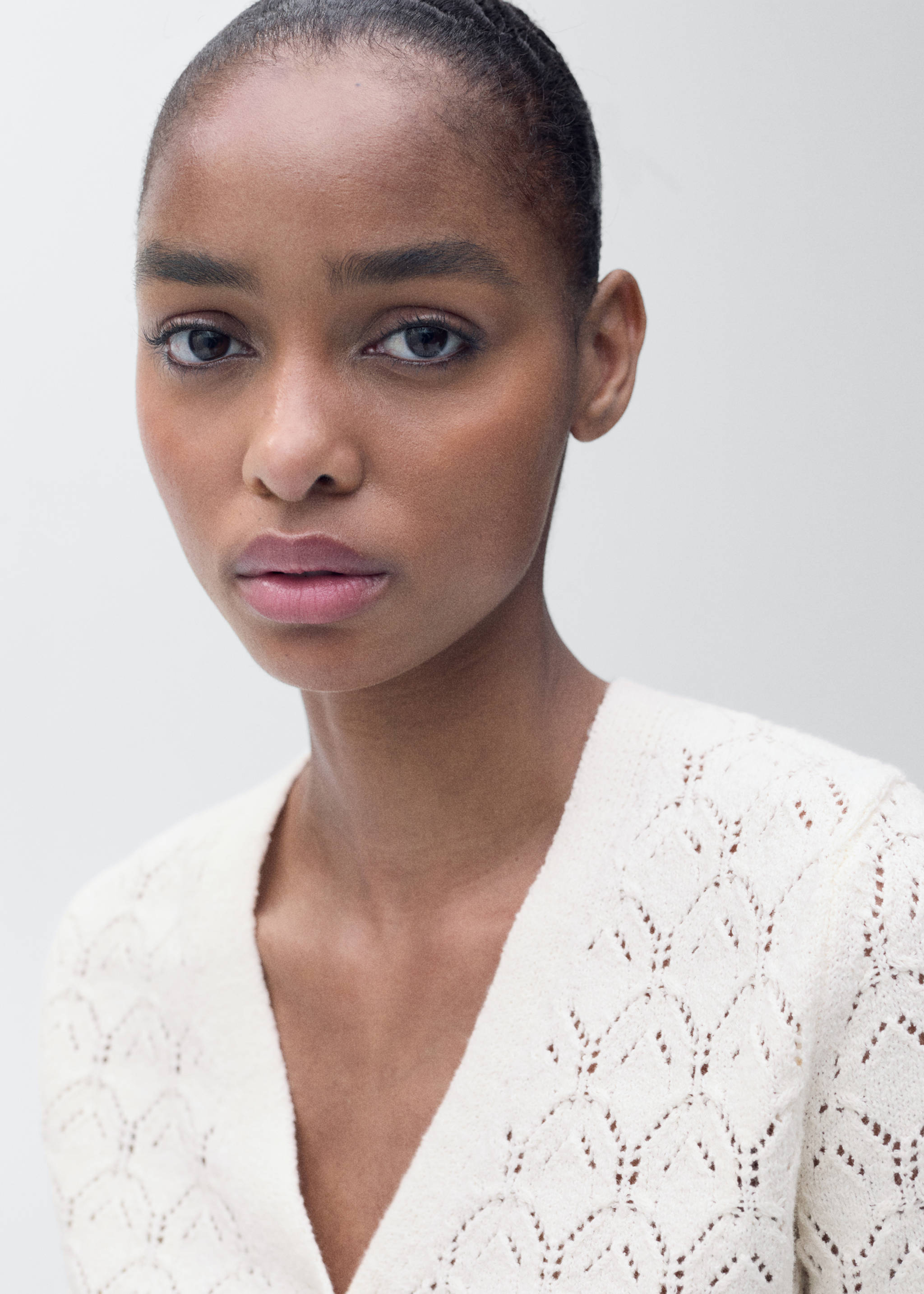 Cardigan maille détails ajourés - Détail de l'article 1