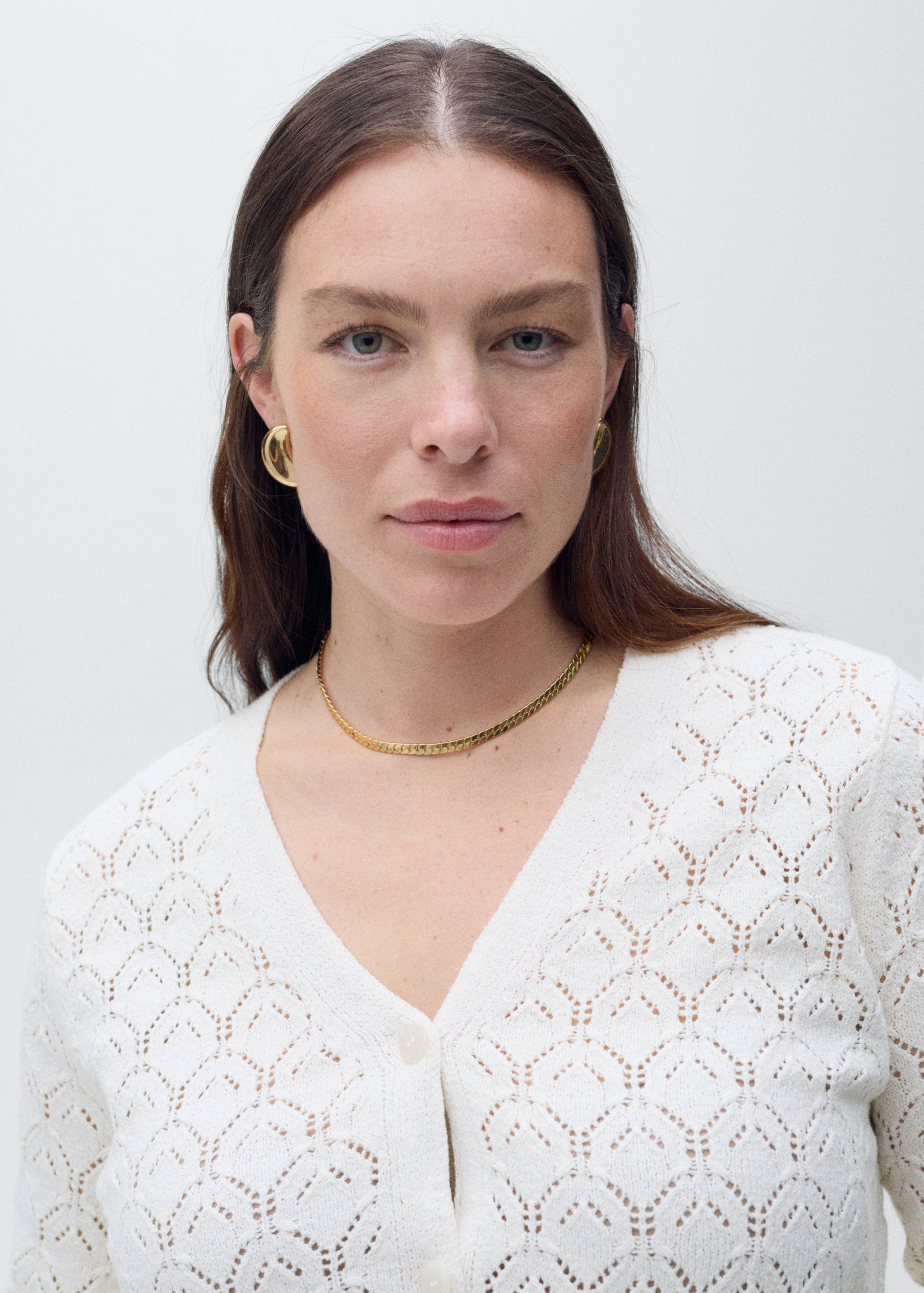 Cardigan maille détails ajourés - Détail de l'article 4