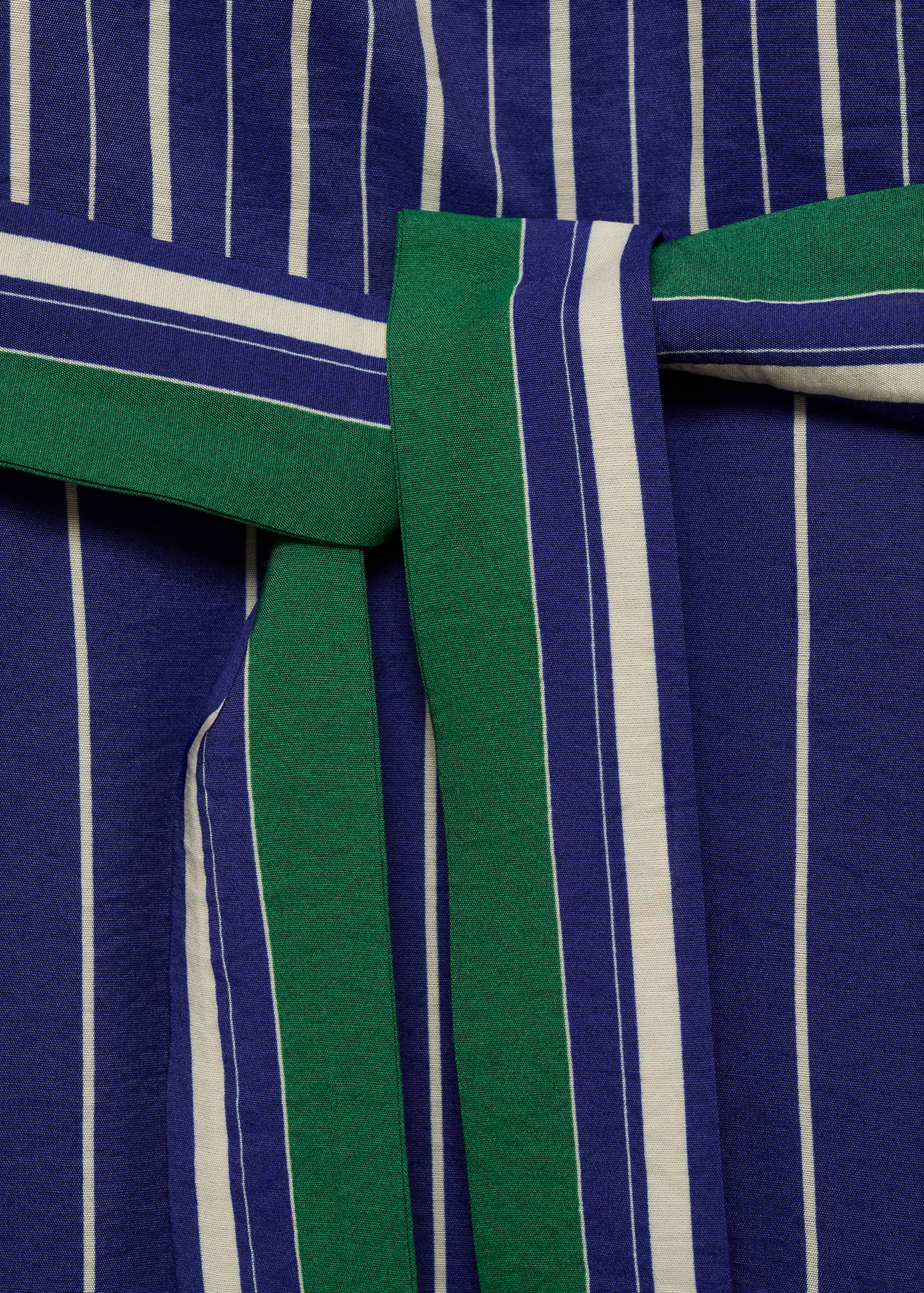 Striped jumpsuit with belt - Details of the article 8