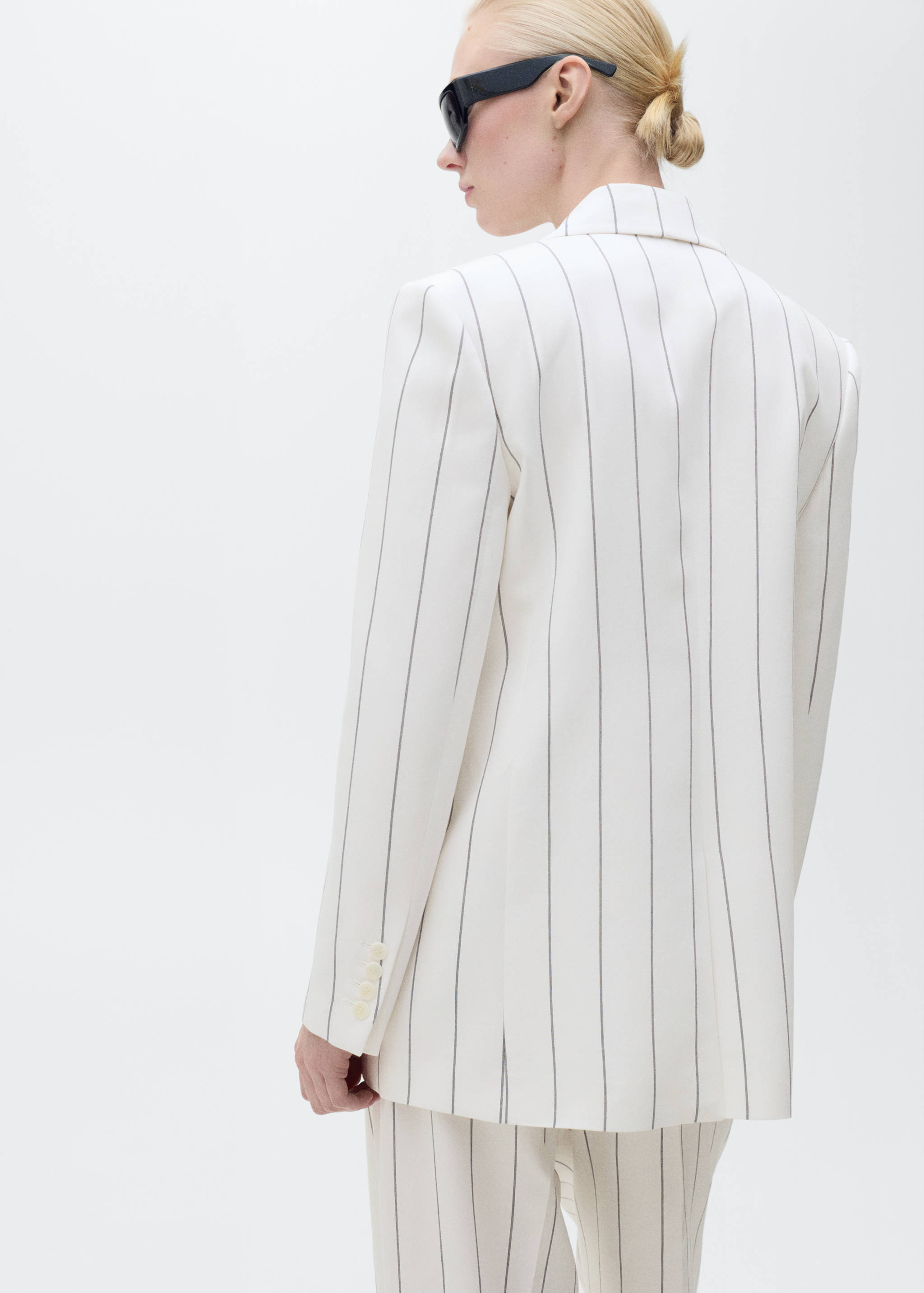 Blazer costume rayures - Verso de l’article