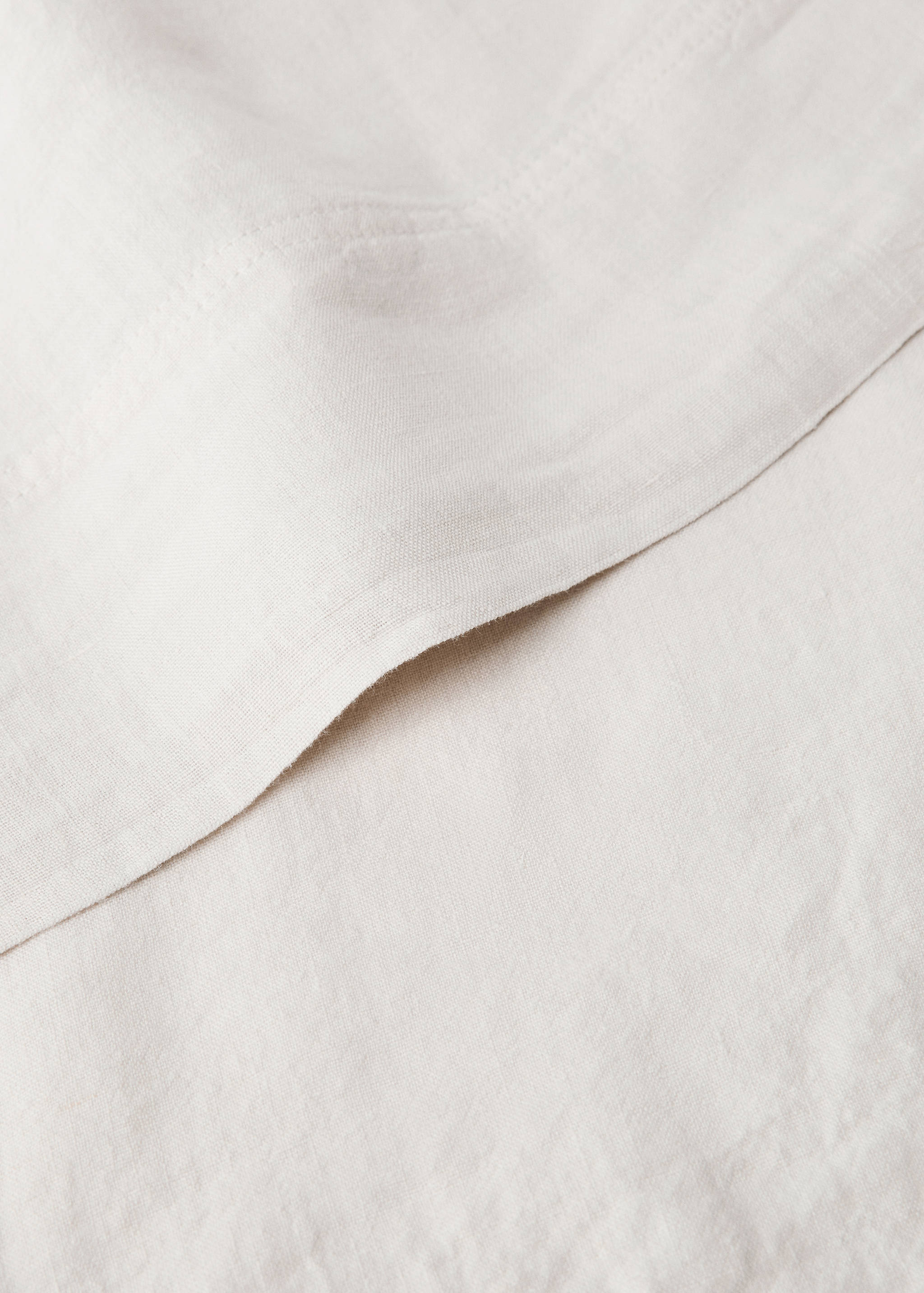 Washed linen top sheet for 150/160 cm bed - Details of the article 1