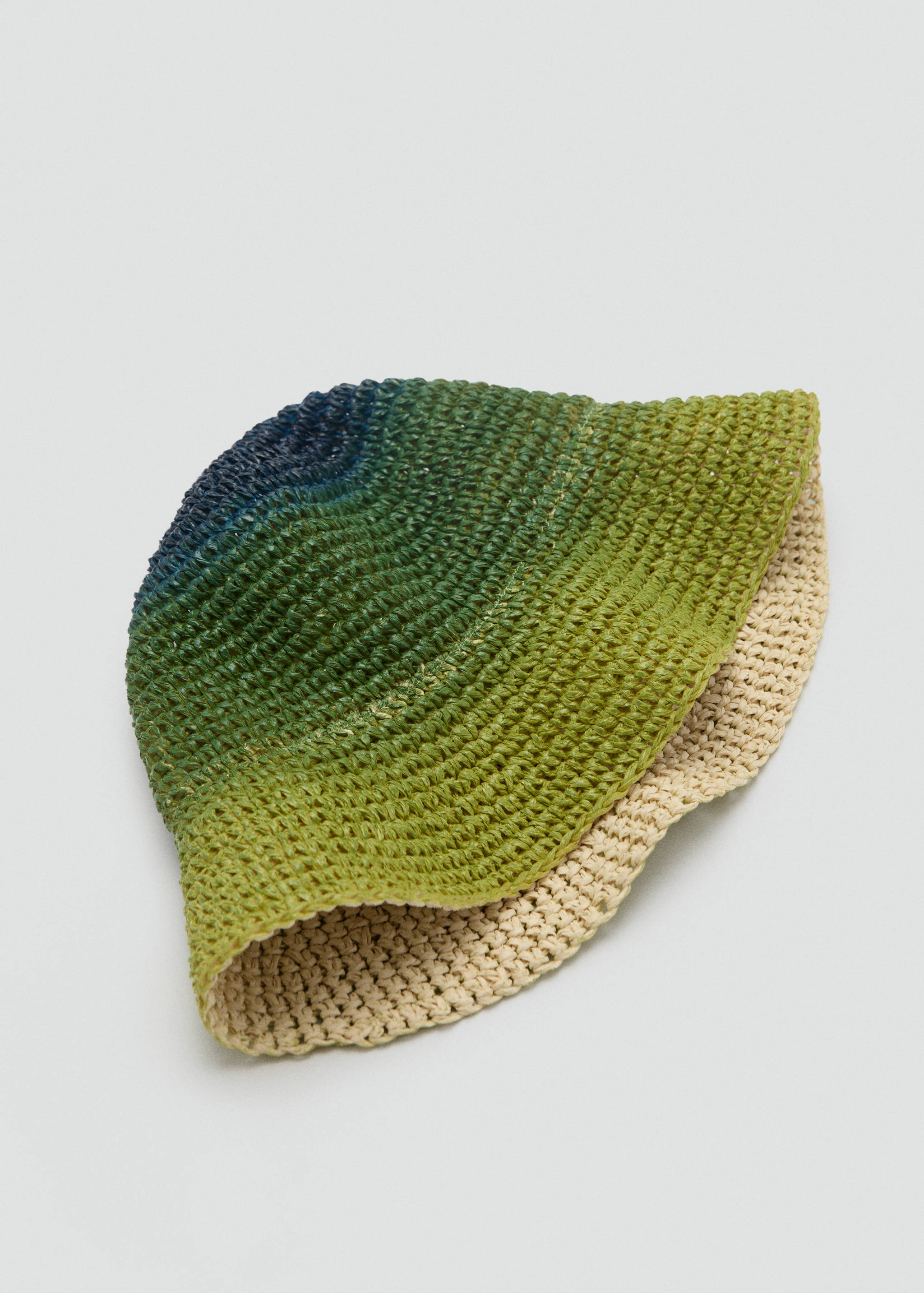 Natural fiber gradient hat - Details of the article 1