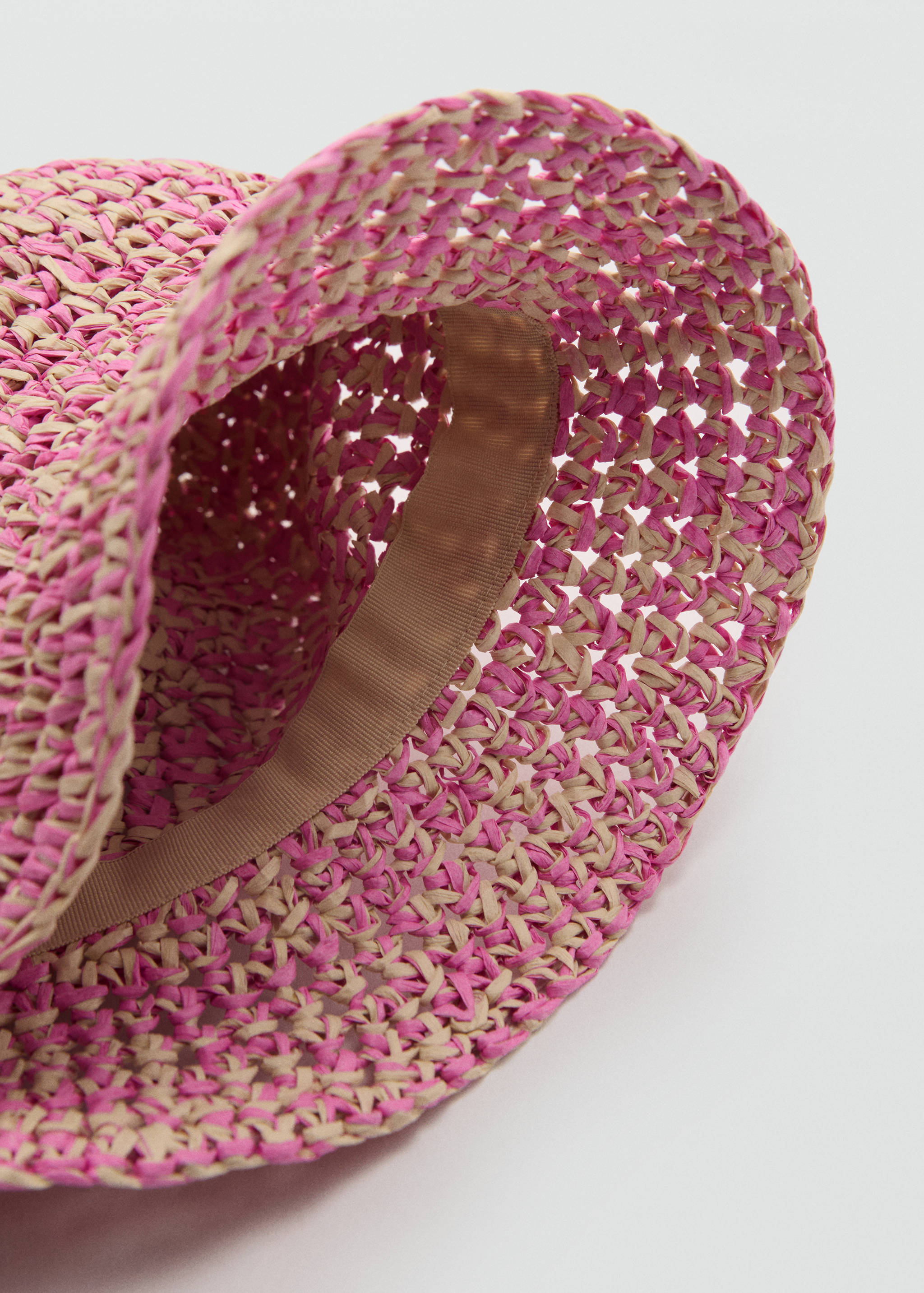 拉菲草编织草帽 - null