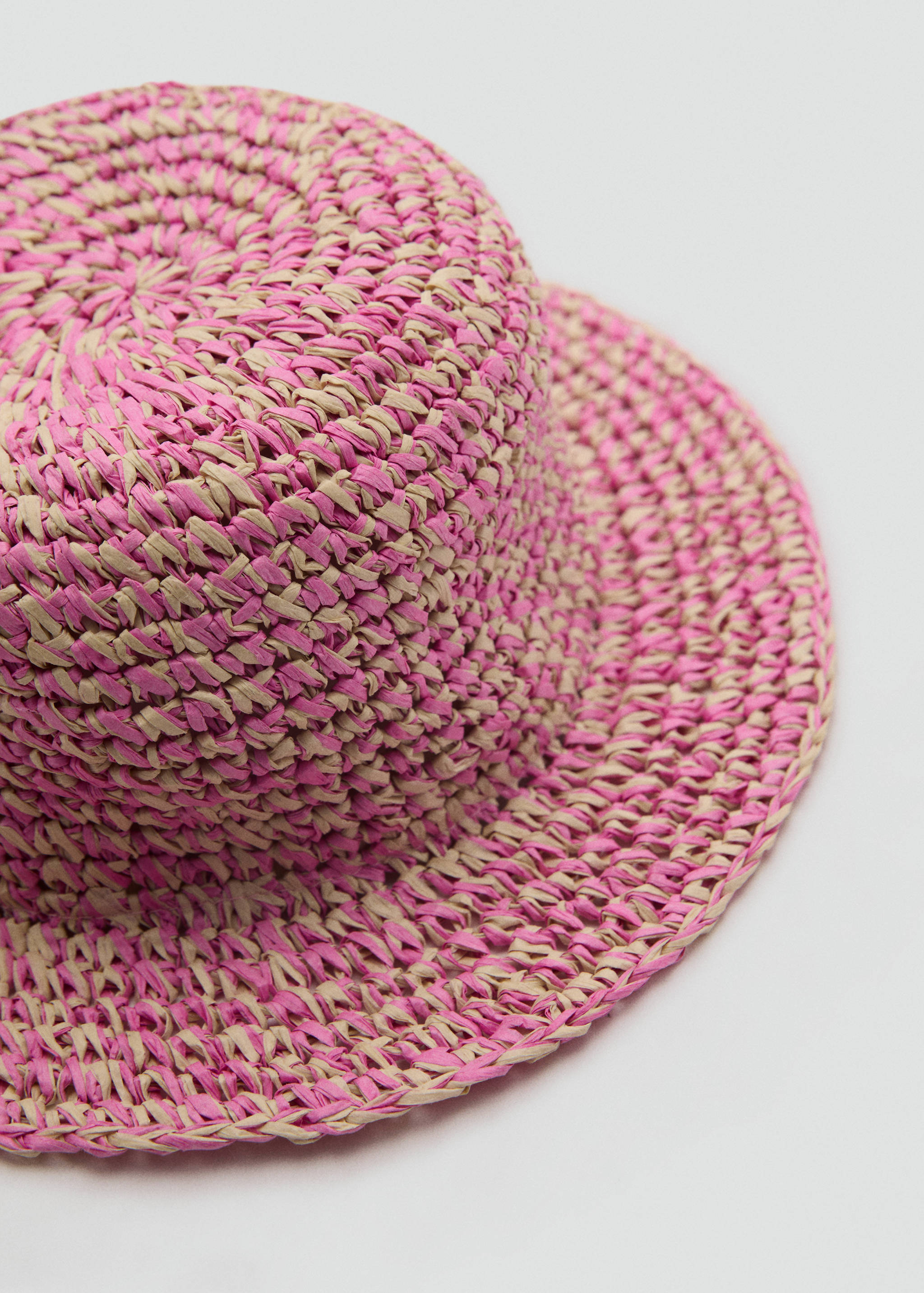 拉菲草编织草帽 - null