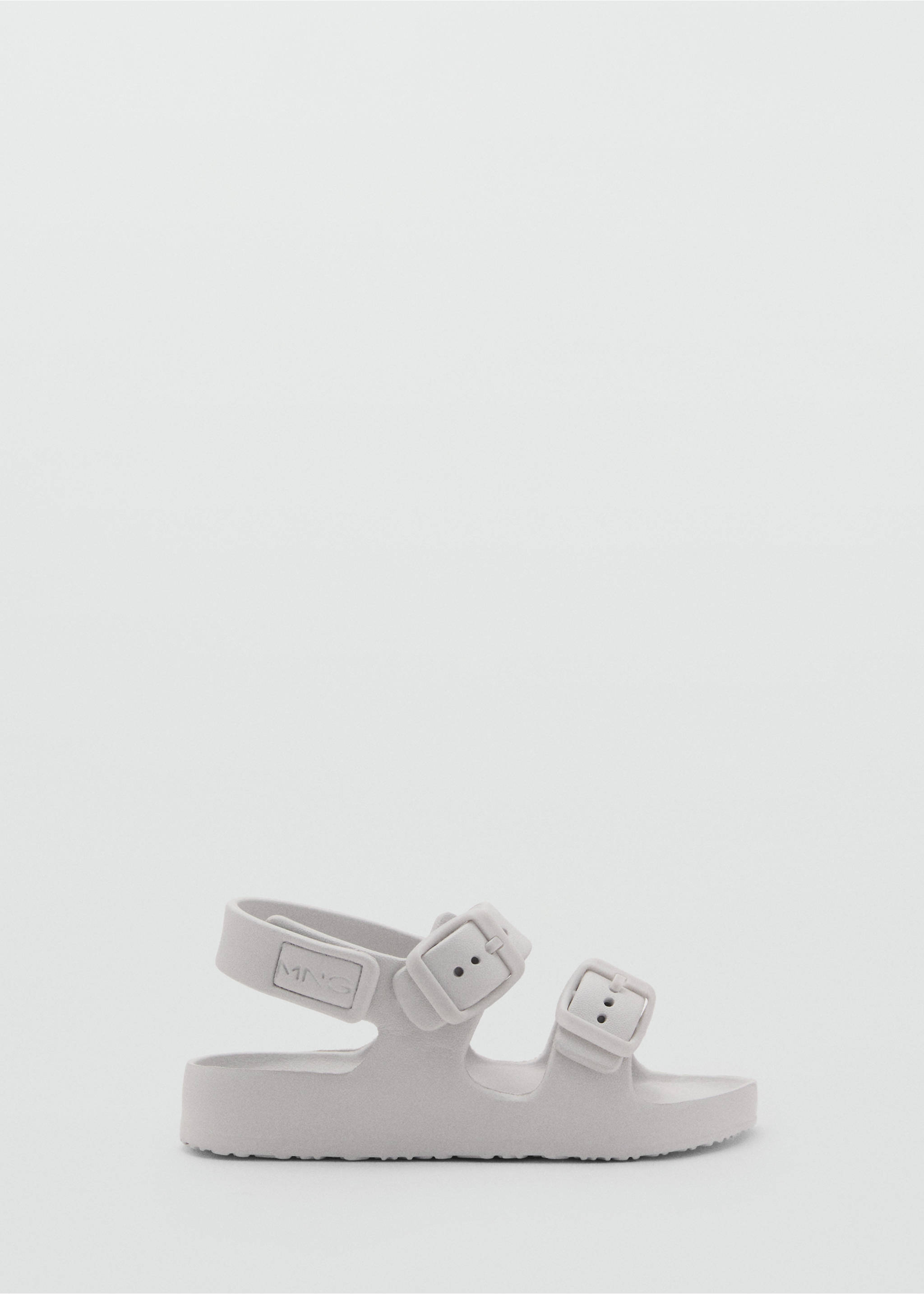 Flip-flops with buckle straps - Article without model, Off White. Ref: 87047676-00.