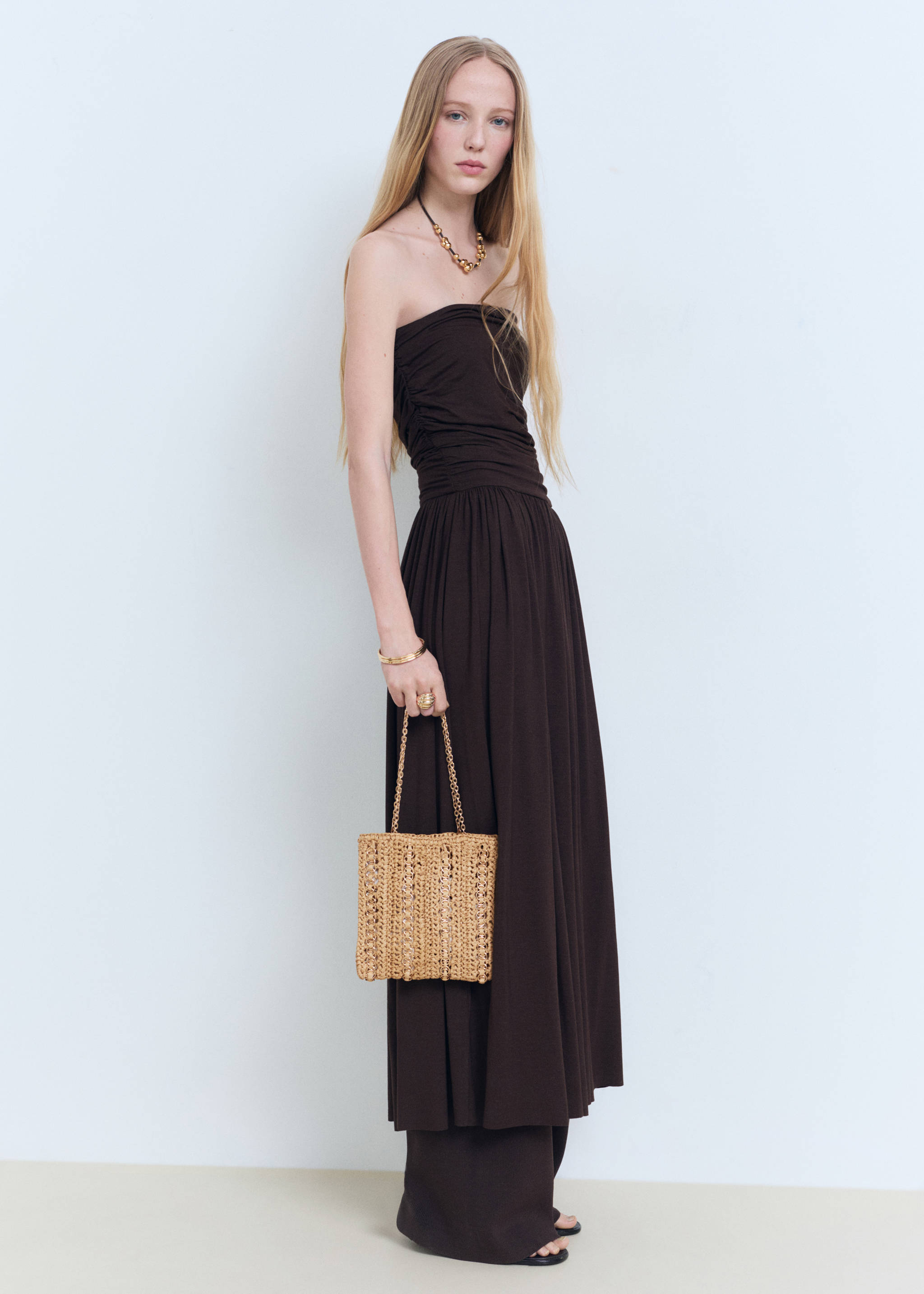 Natural fiber bag with metal rings - Details of the article 9