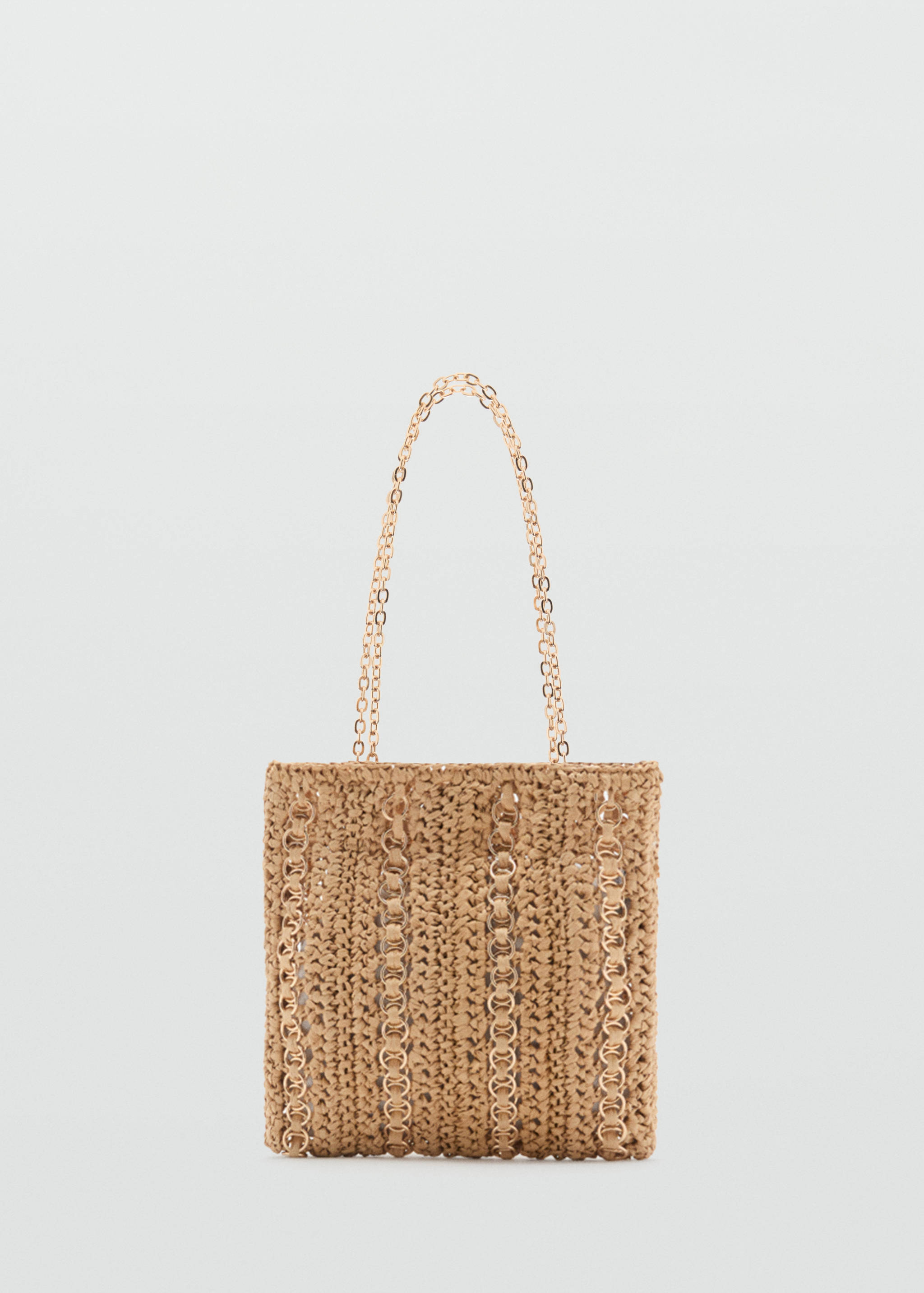 Natural fiber bag with metal rings - Article without model