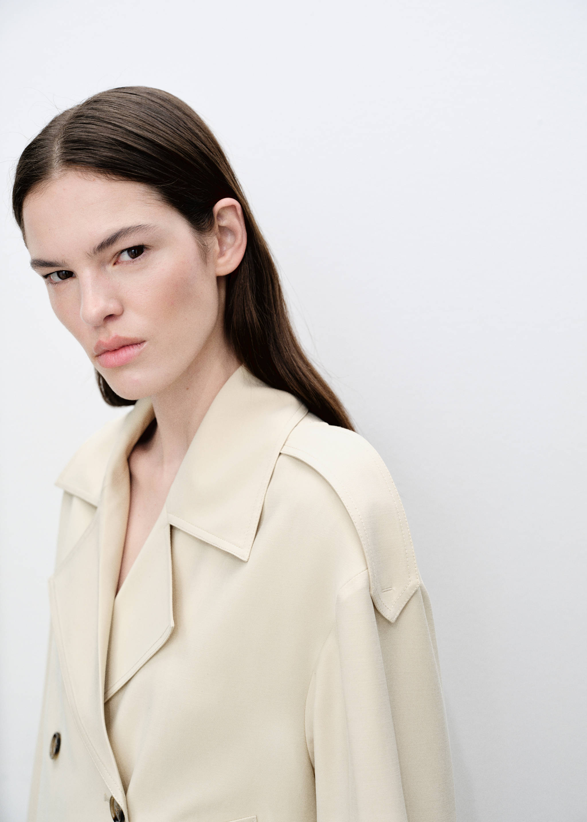 Trench crop double boutonnage - Détail de l'article 1