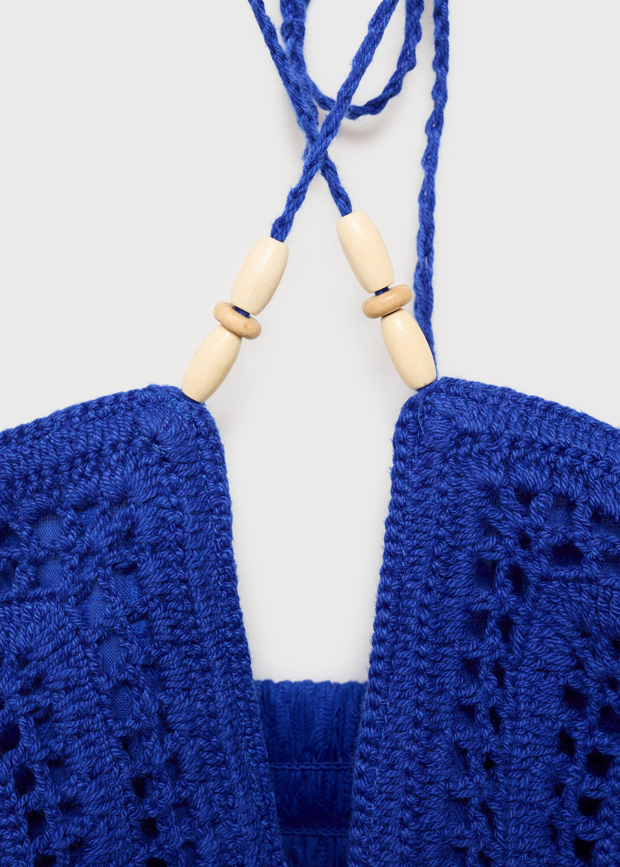 Топ кроше с бусинами - Деталь изделия 0