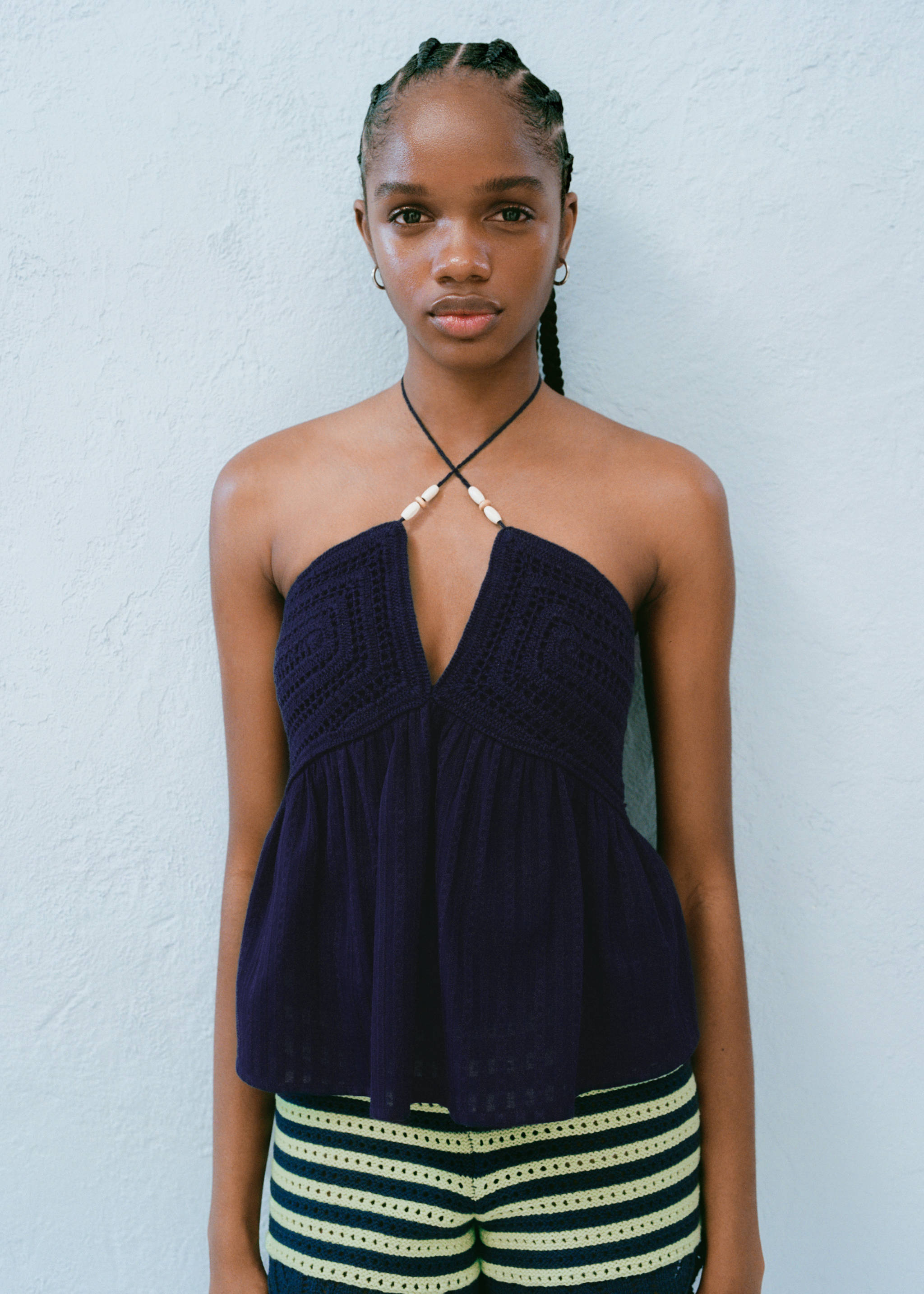 Perlenverziertes Häkel-Top - Detail des Artikels 5