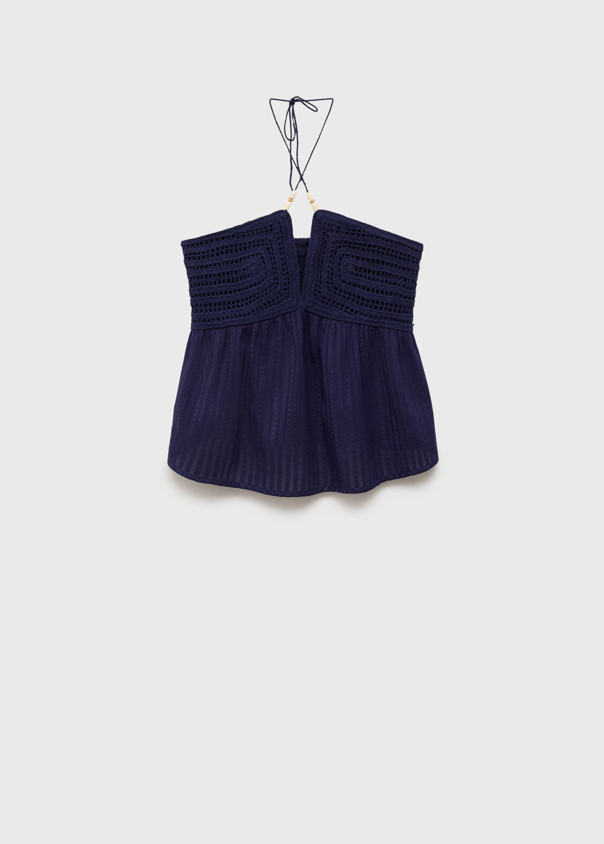 Crochet beaded top - Article without model