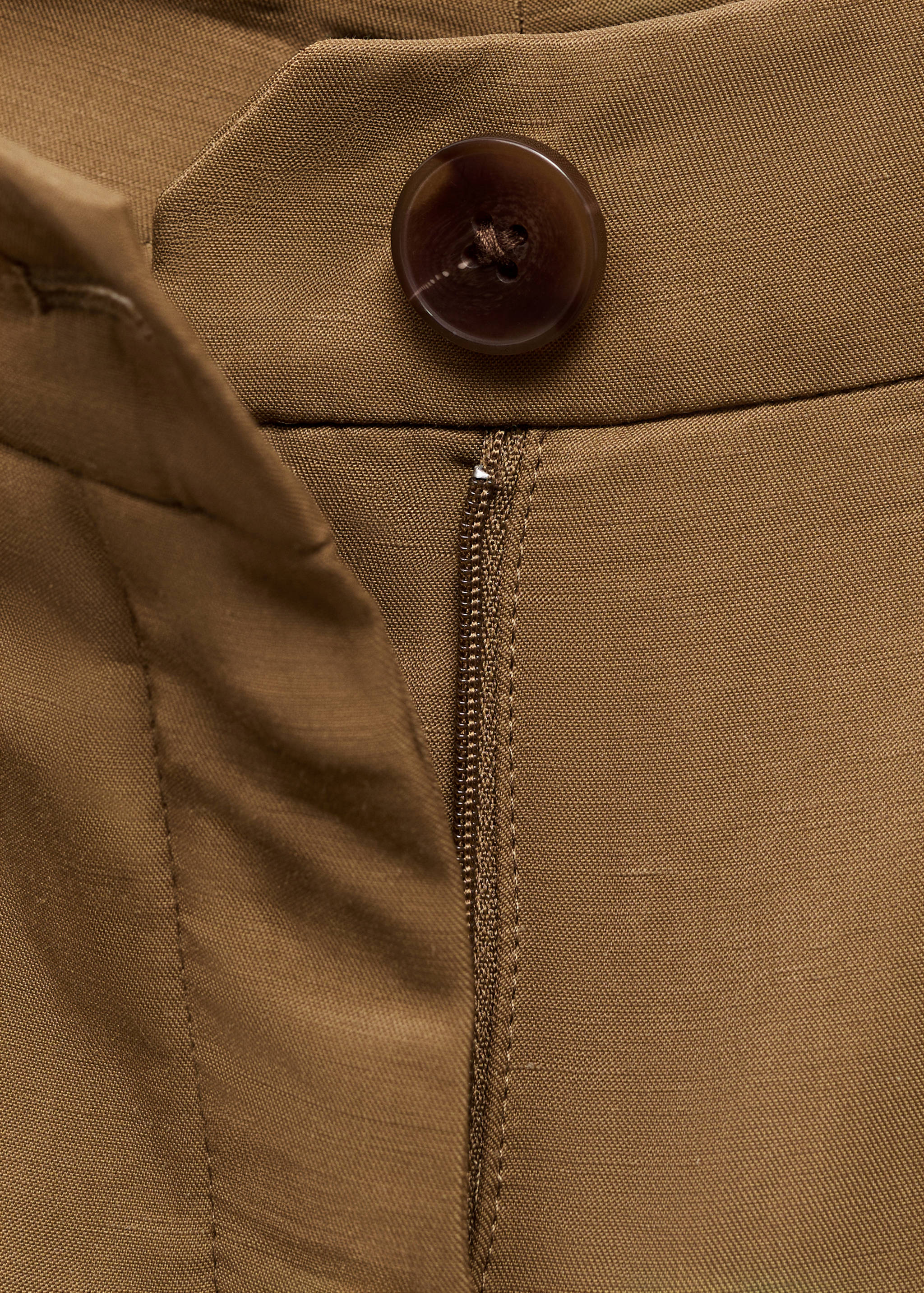 Linen-blend pleated pants - Details of the article 8