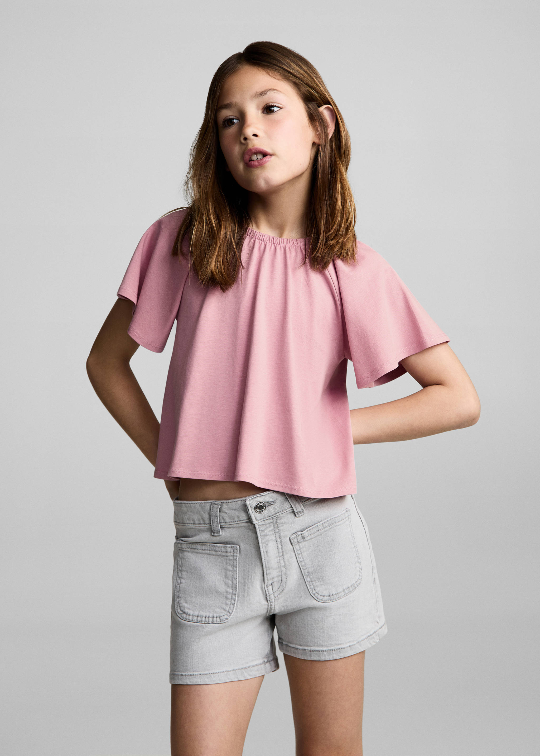 Crossover back T-shirt - Medium plane