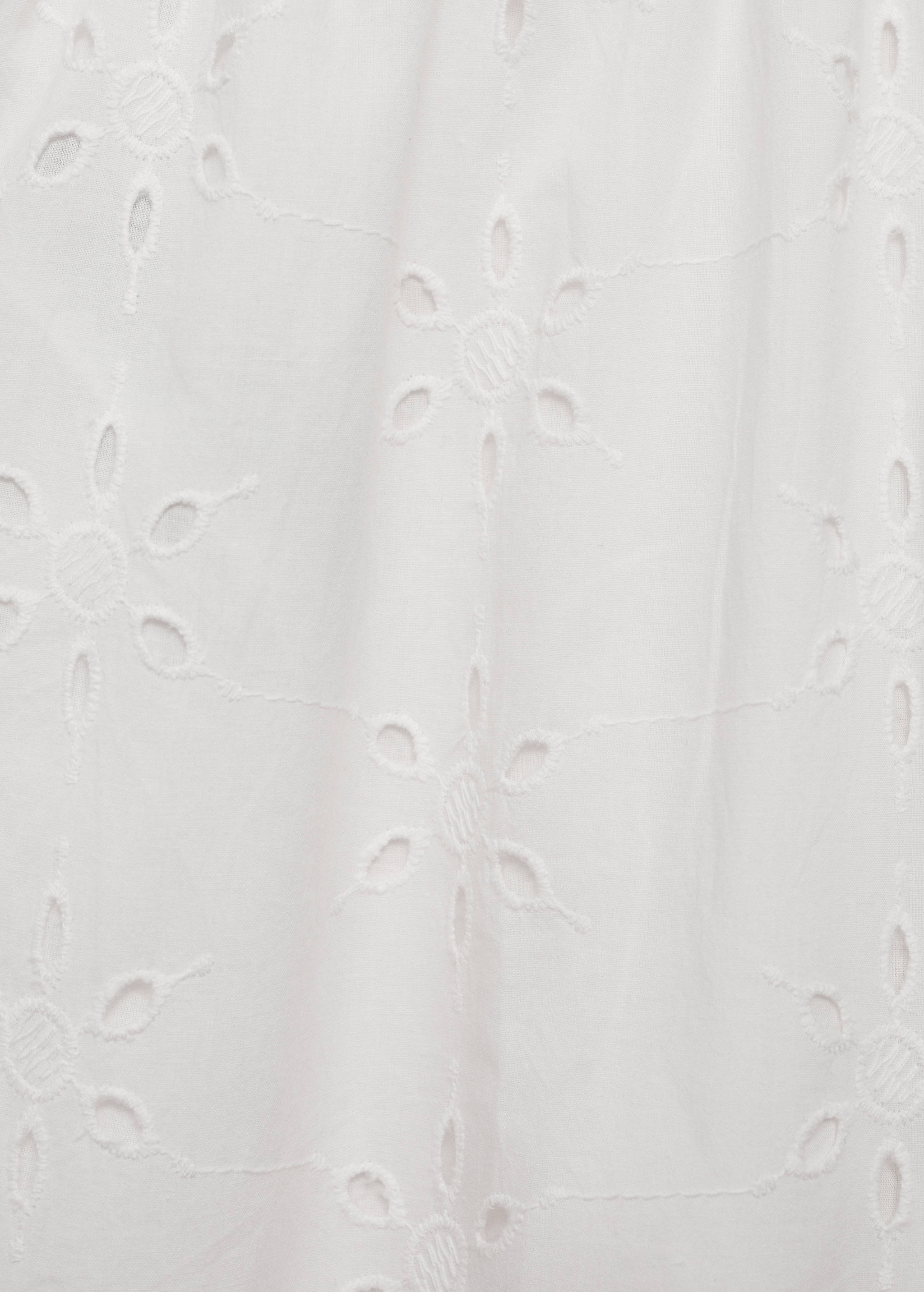Embroidered straight-fit trousers - Details of the article 0