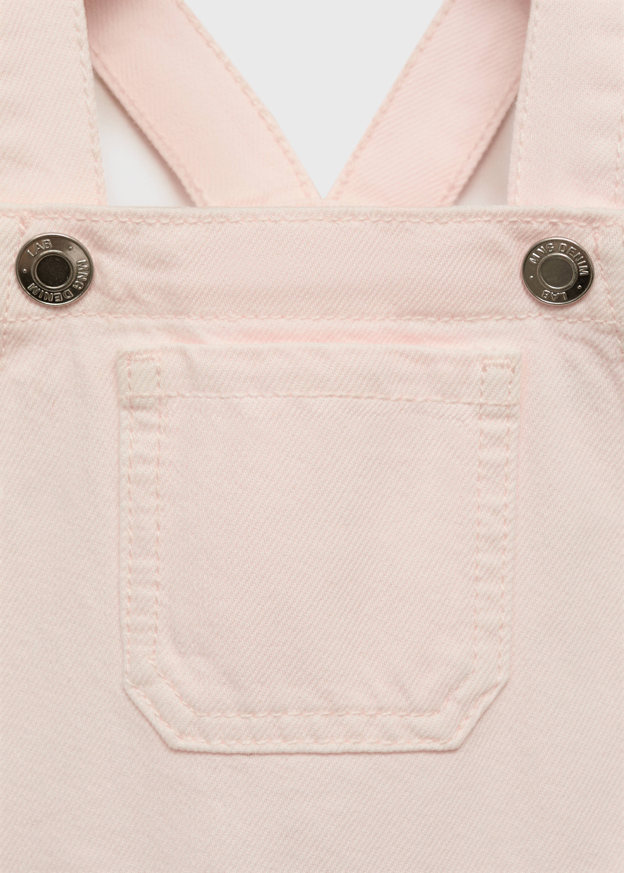 Short denim dungarees - Details of the article 8