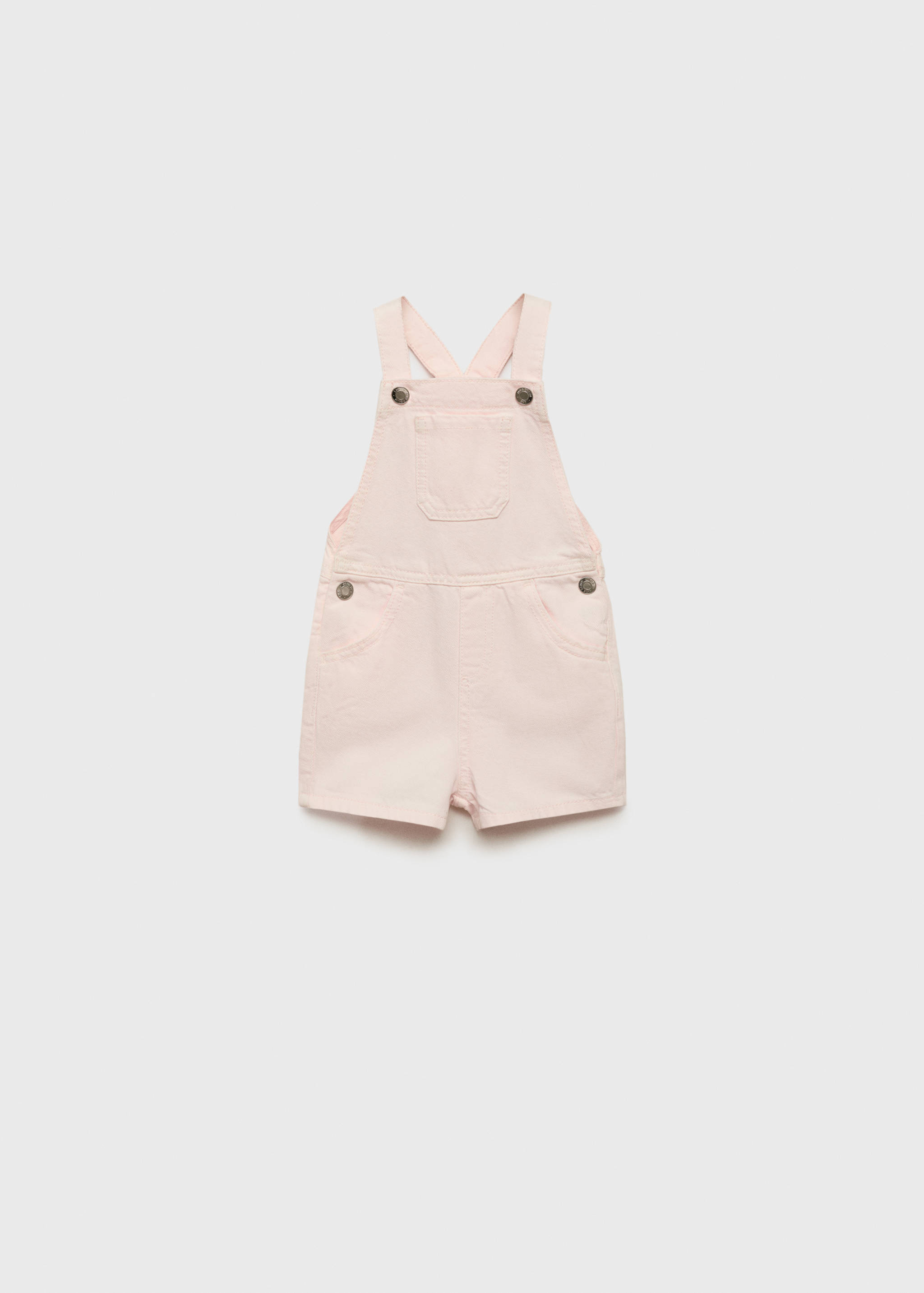 Short denim dungarees - Article without model