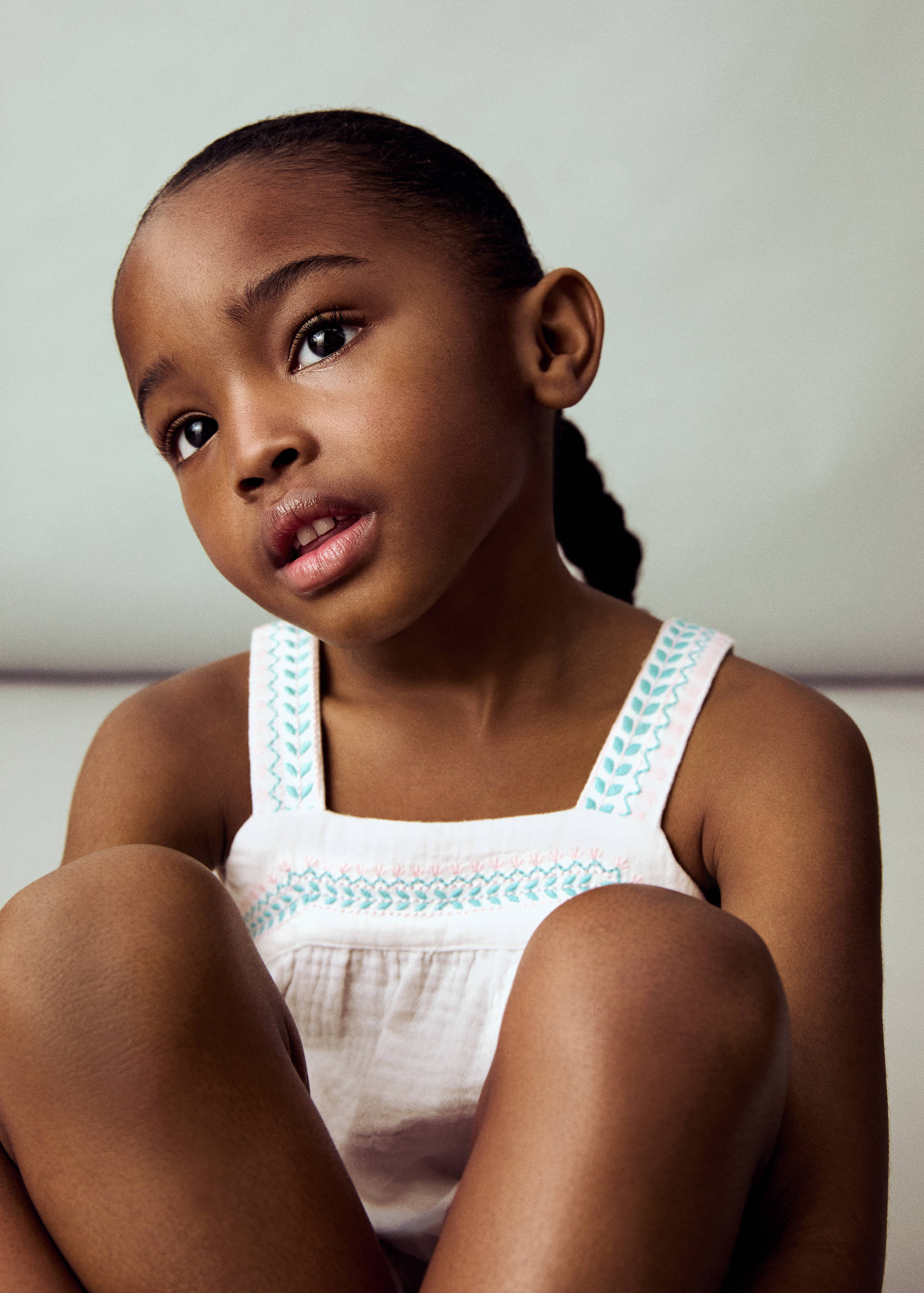 Bambula embroidered blouse - Details of the article 1