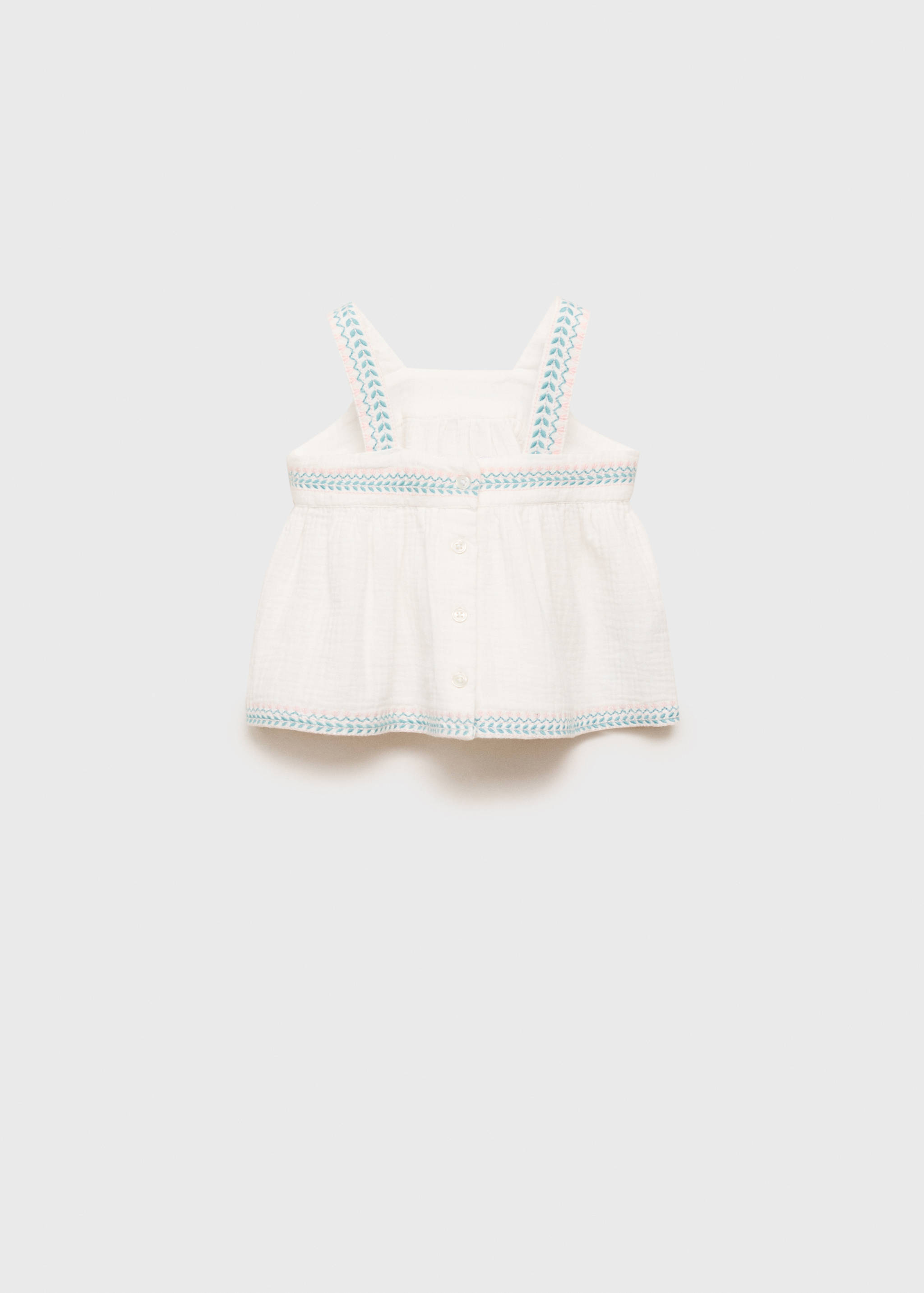 Bambula embroidered blouse - Reverse of the article