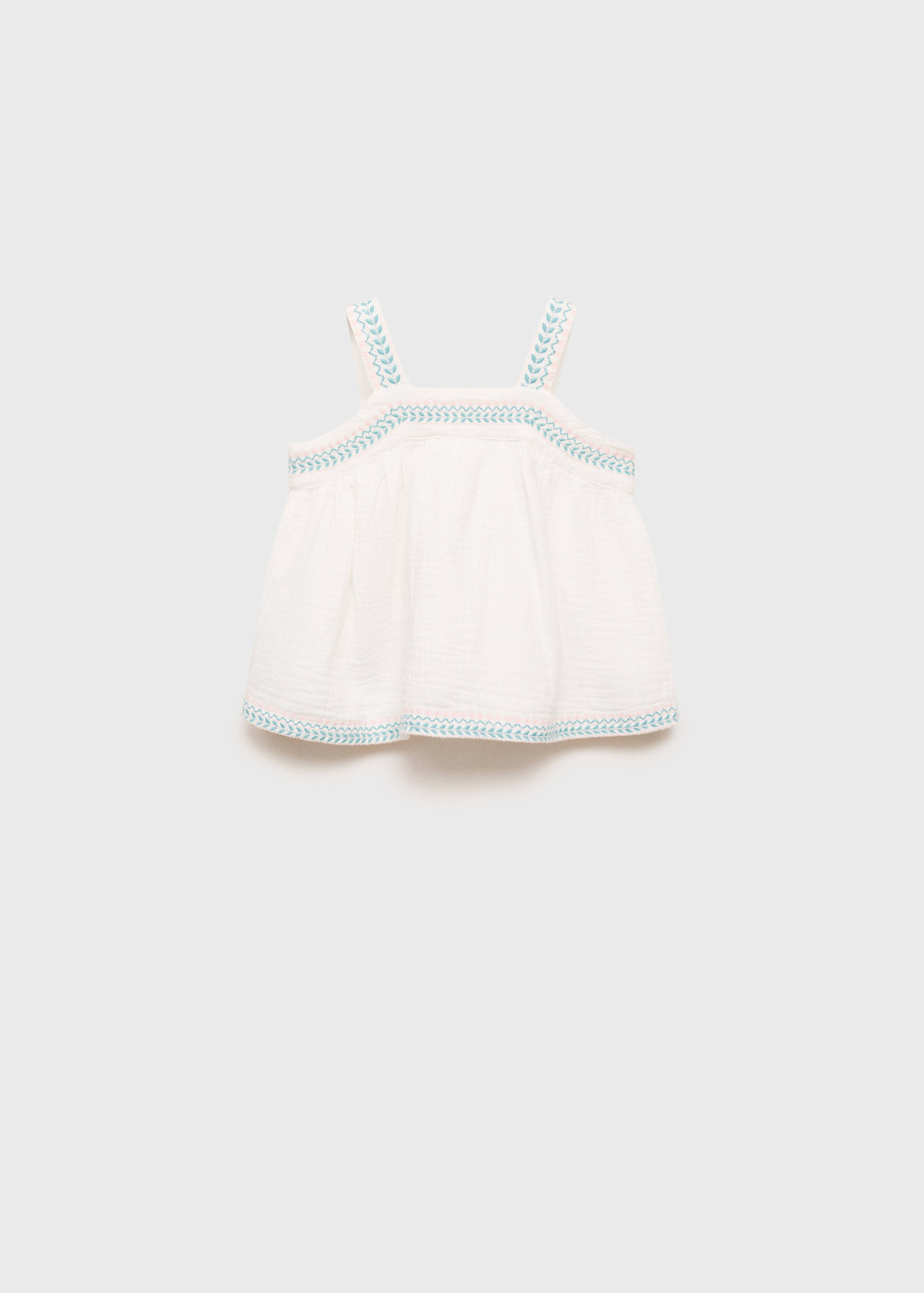 Blusa bambula bordada - Artículo sin modelo