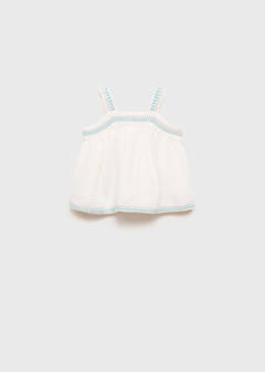 Bambula embroidered blouse — White 2