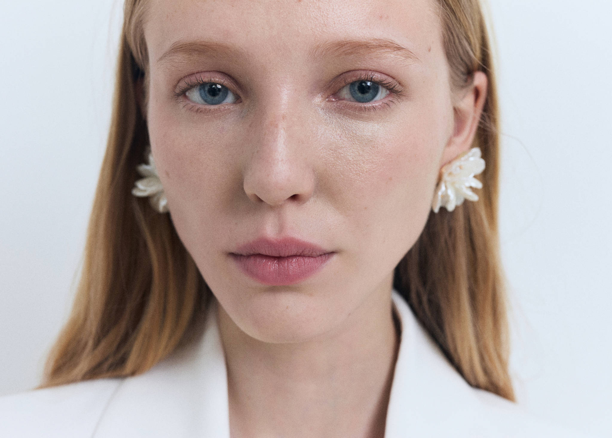 Floral earrings - Panoramic plane