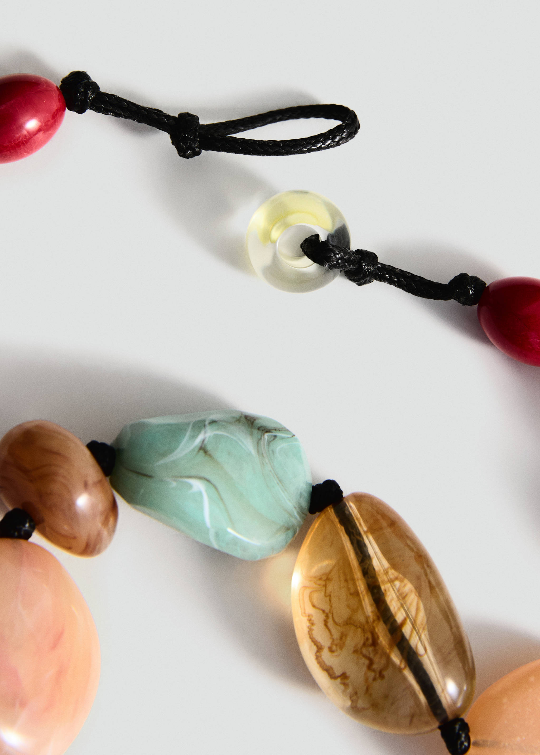 Combined ball necklace - Details of the article 1