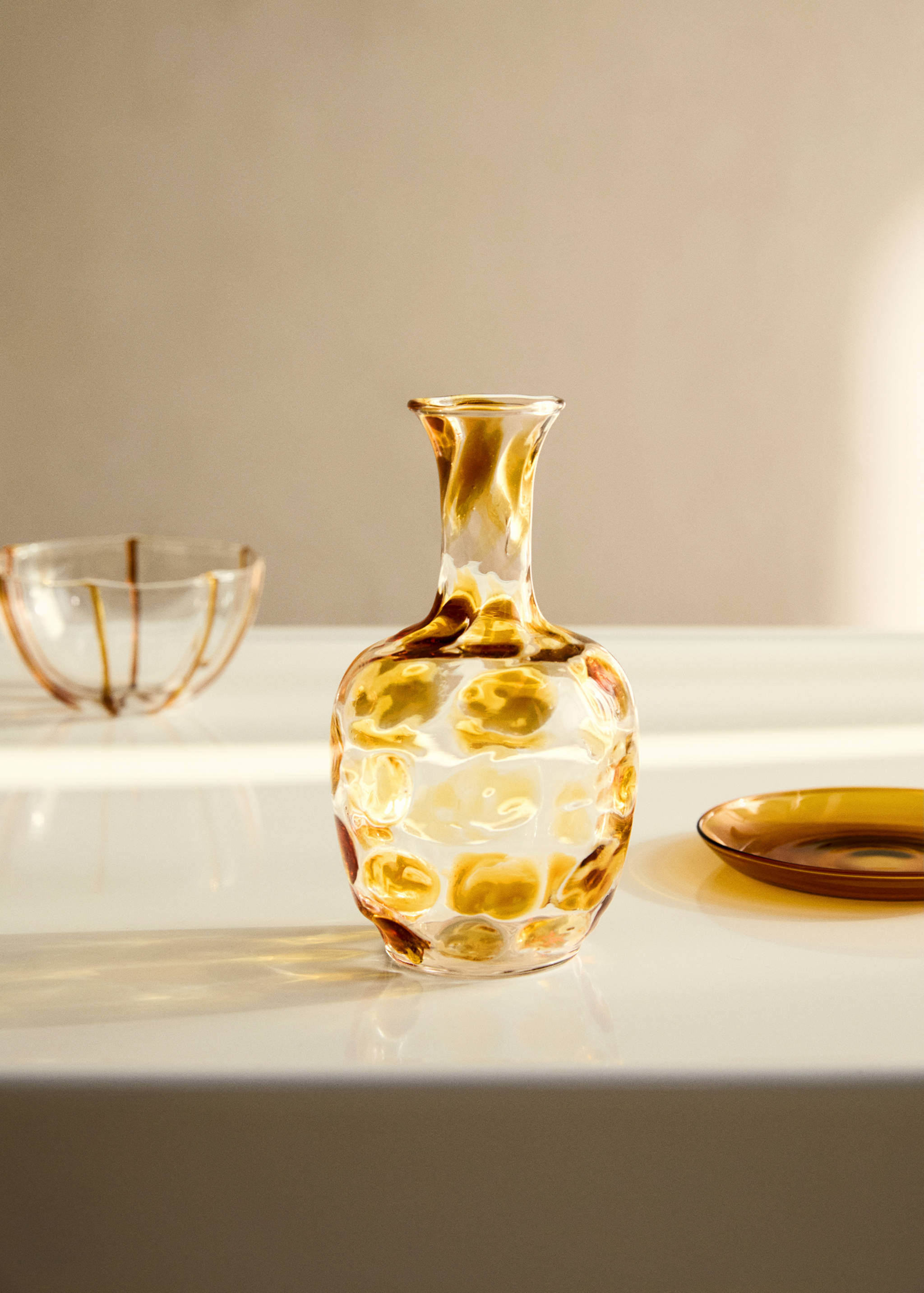 Wazon ze szkła borokrzemowego w plamki - Plan ogólny