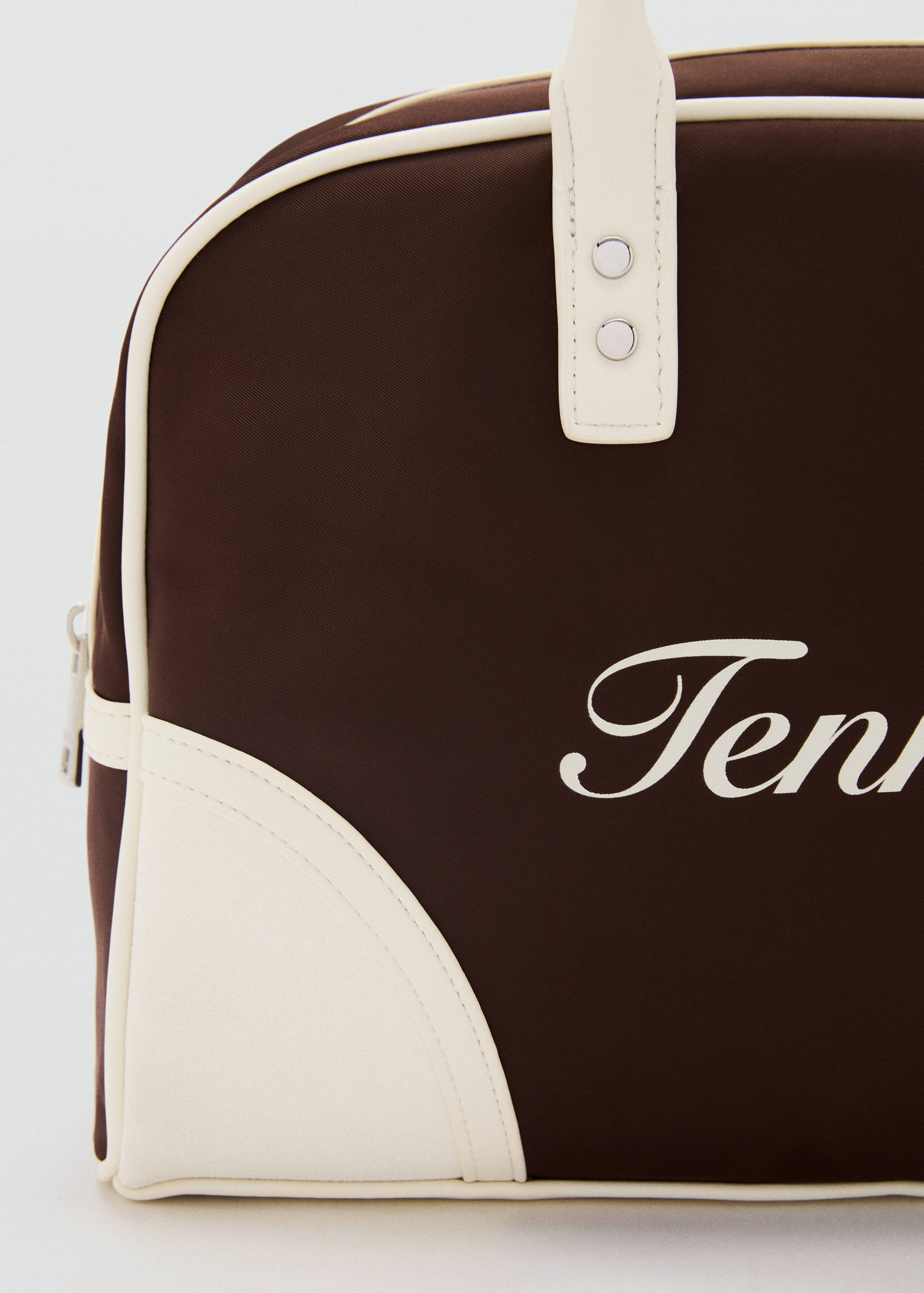 Sac bandoulière contrasté avec message imprimé - Détail de l'article 1