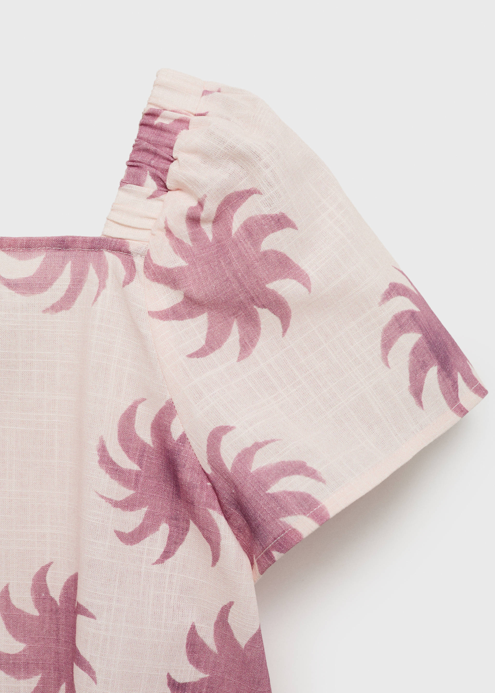 Printed crop blouse - Details of the article 8