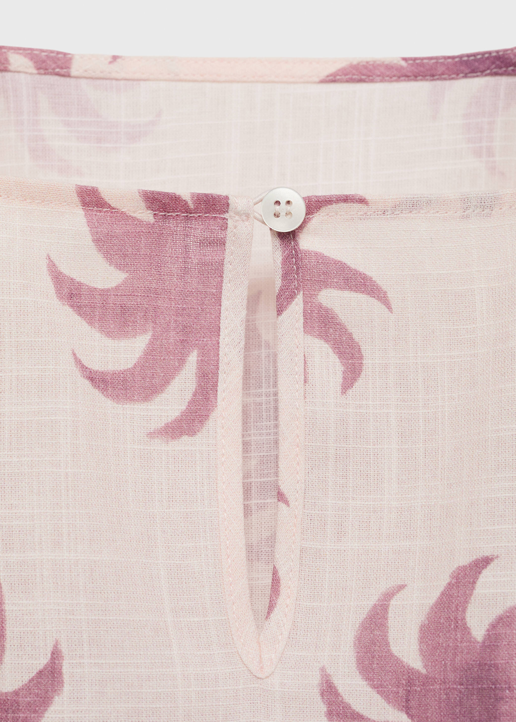 Printed crop blouse - Details of the article 0