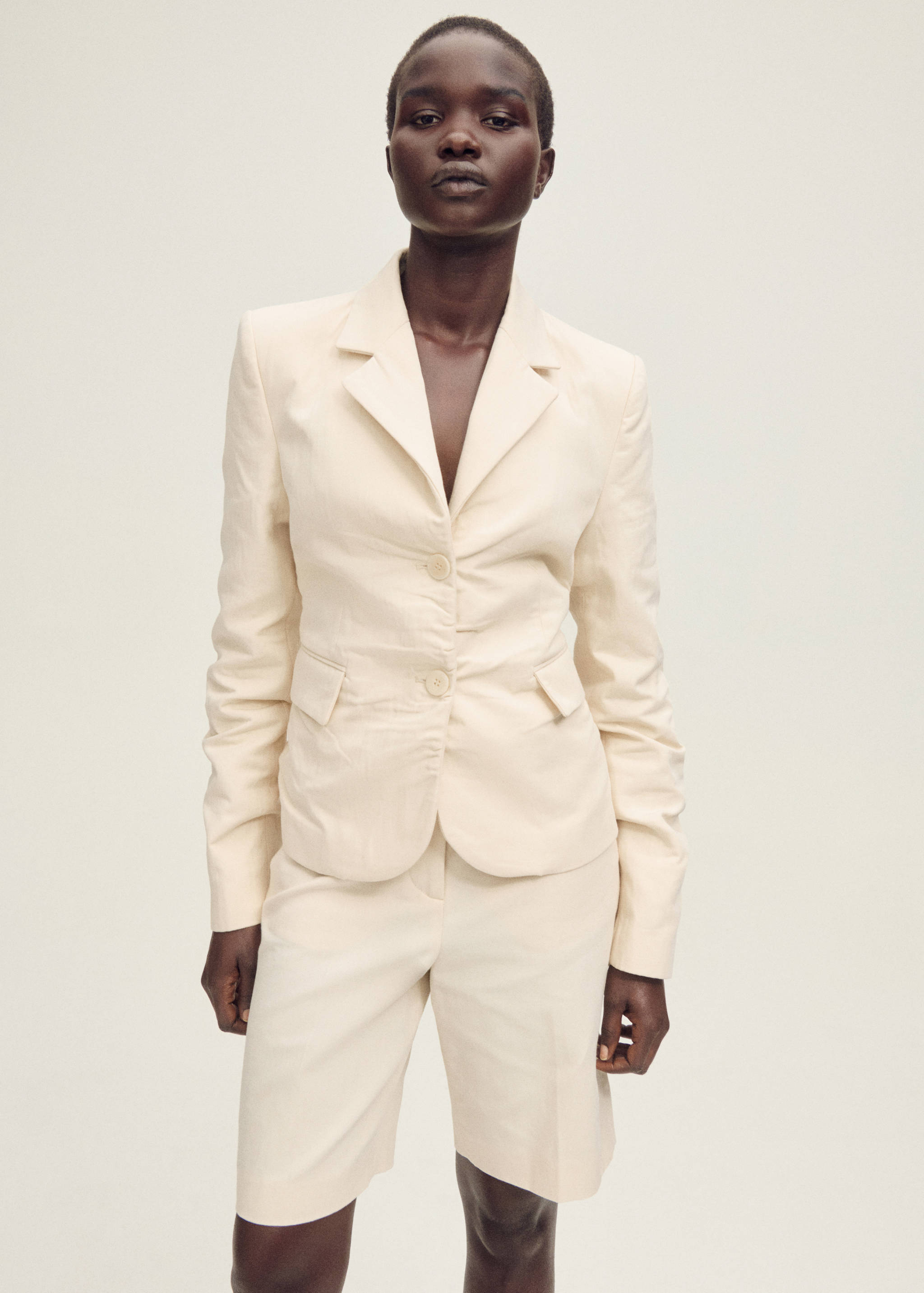 Bermuda de costume lin mélangé - Détail de l'article 2