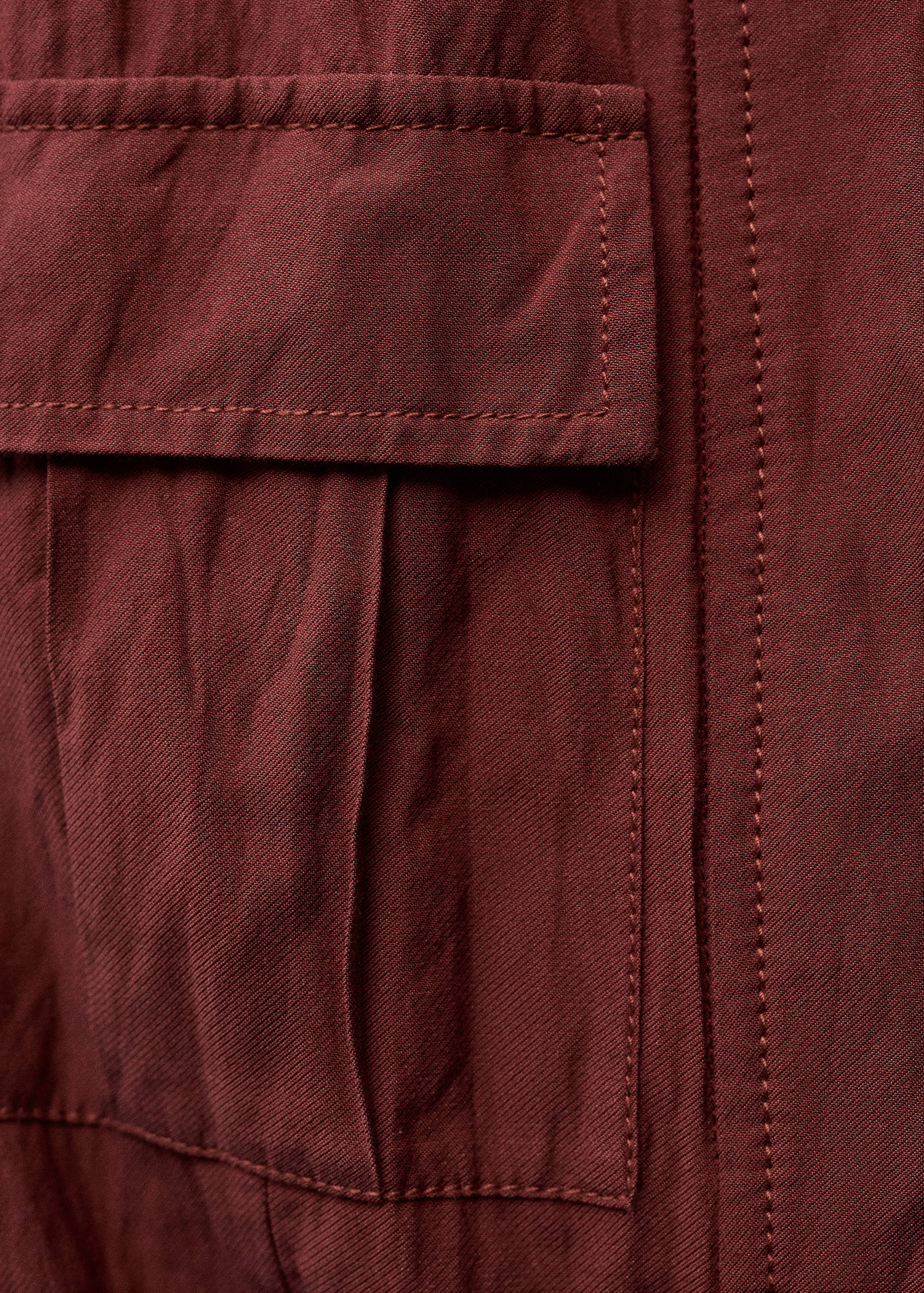 Creased-effect suit vest  with pockets - Details of the article 0