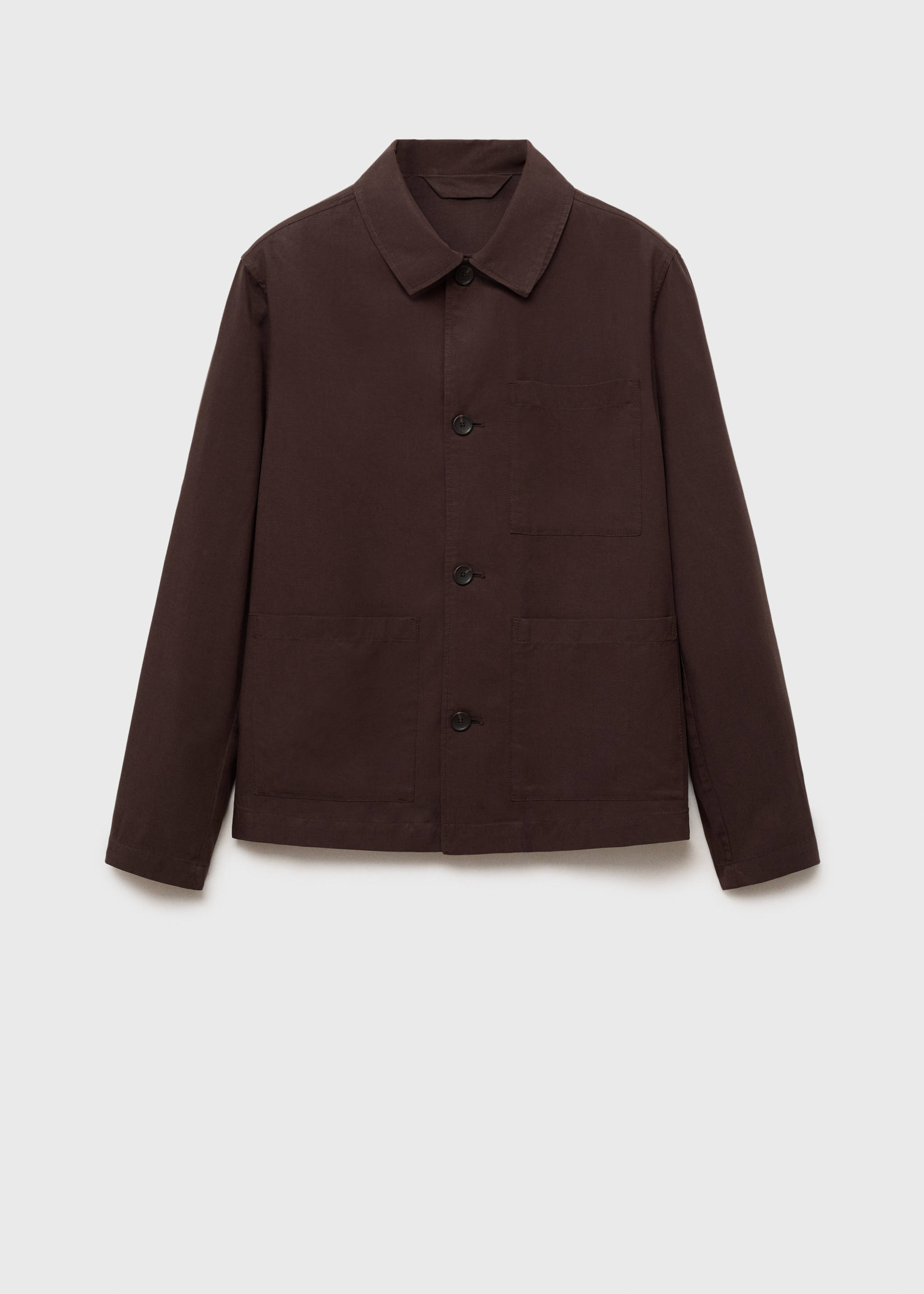 Pocket lyocell overshirt - Article without model