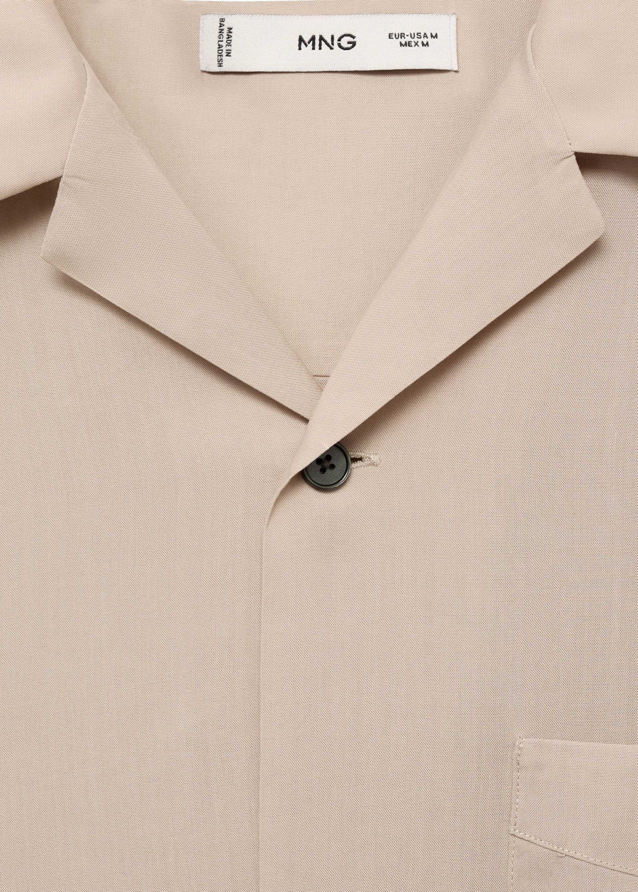 Lyocell shirt with pocket - Details of the article 8