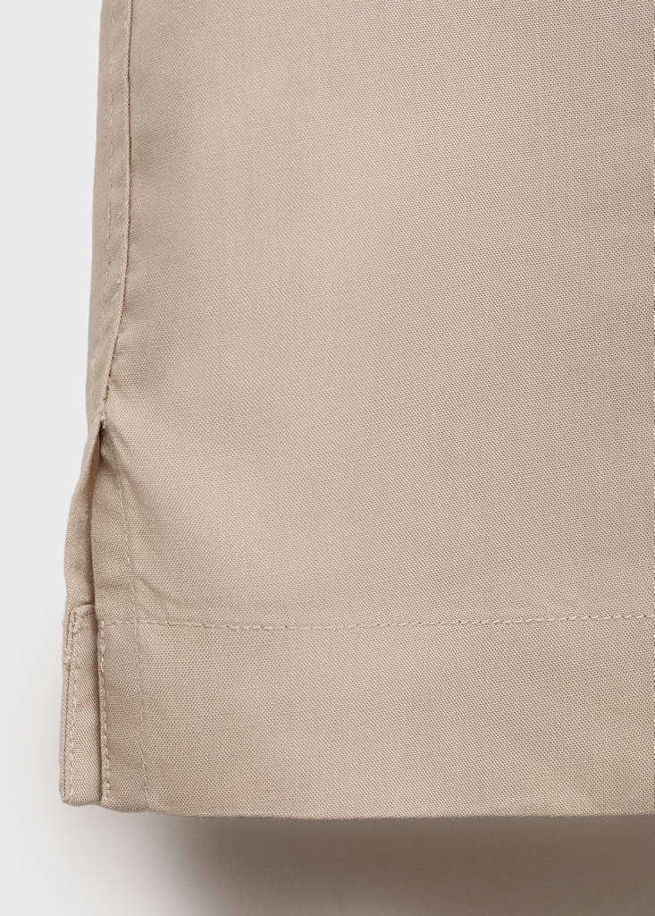 Lyocell shirt with pocket — Sand