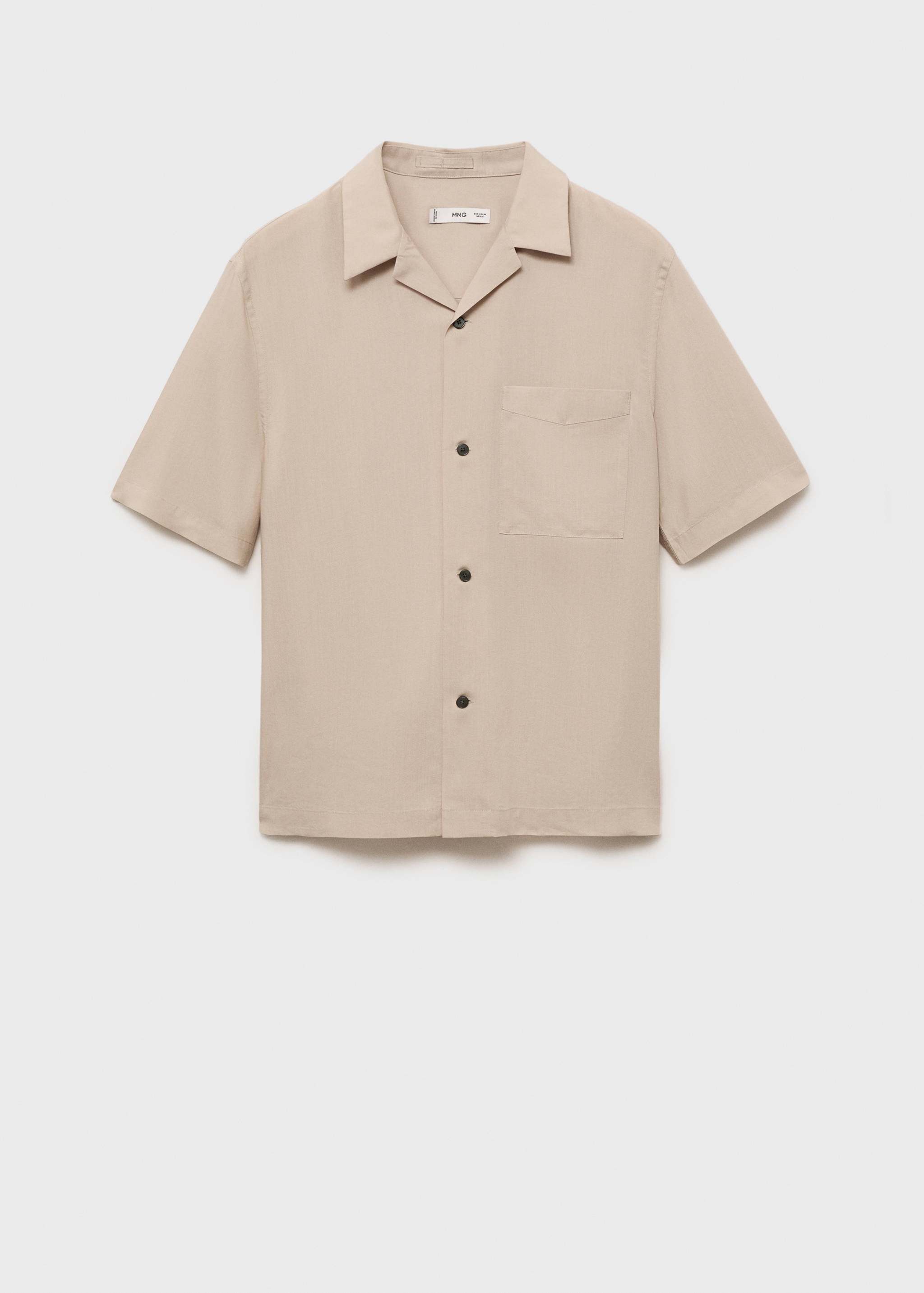 Lyocell shirt with pocket - Article without model