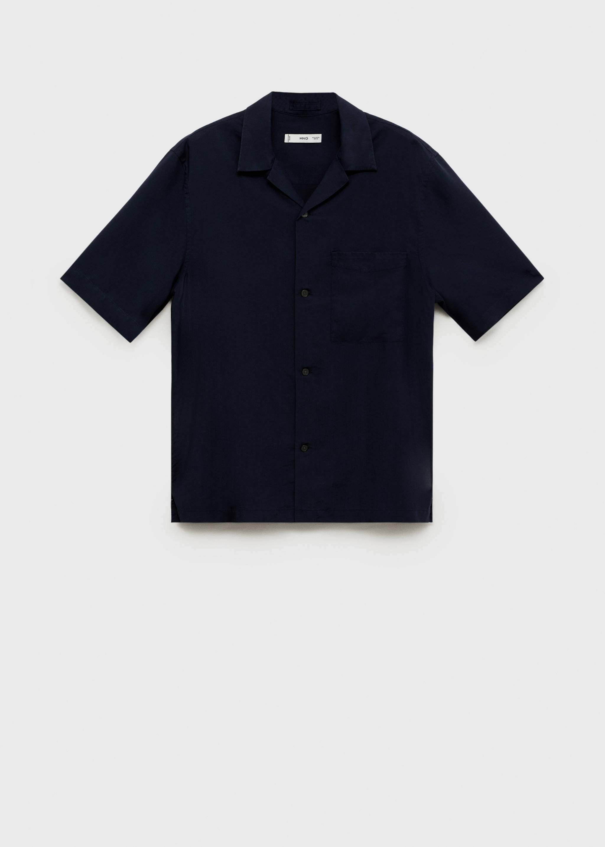 Lyocell shirt with pocket - Article without model