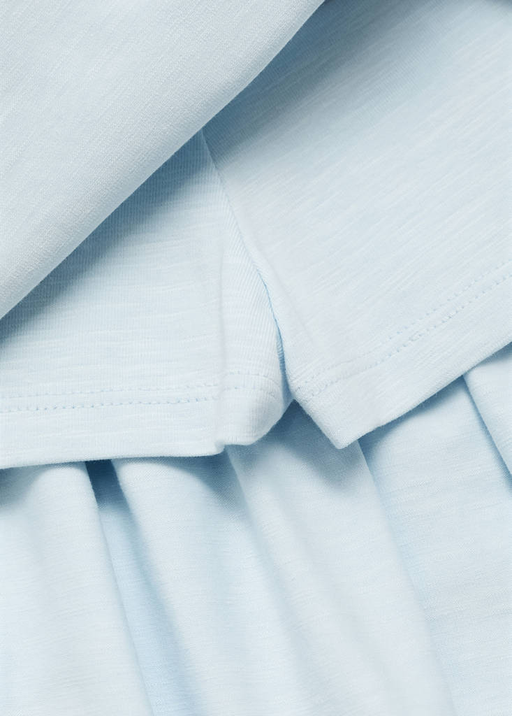 Ruffled trouser skirt — Sky Blue