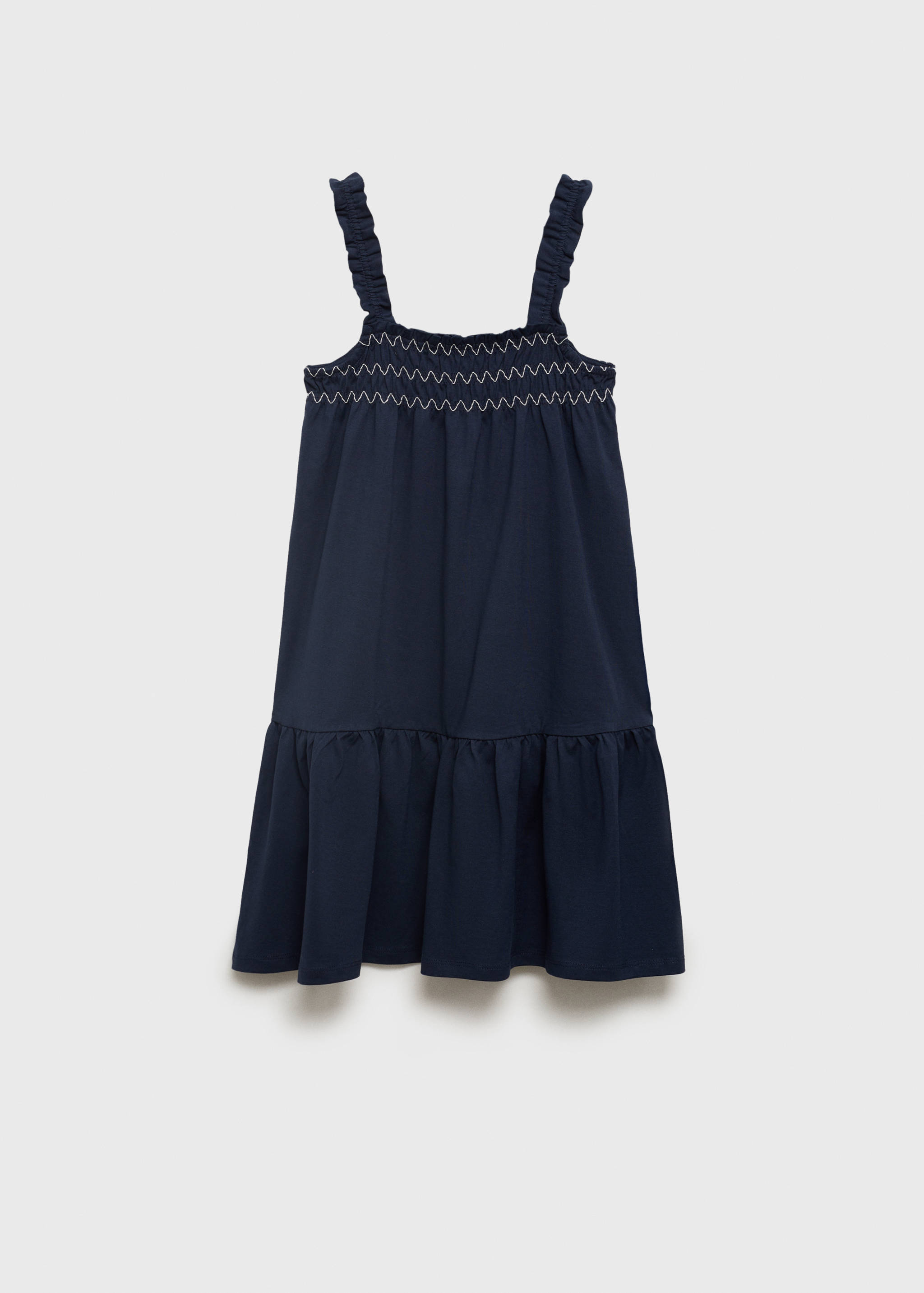 Embroidered flounce dress - Reverse of the article