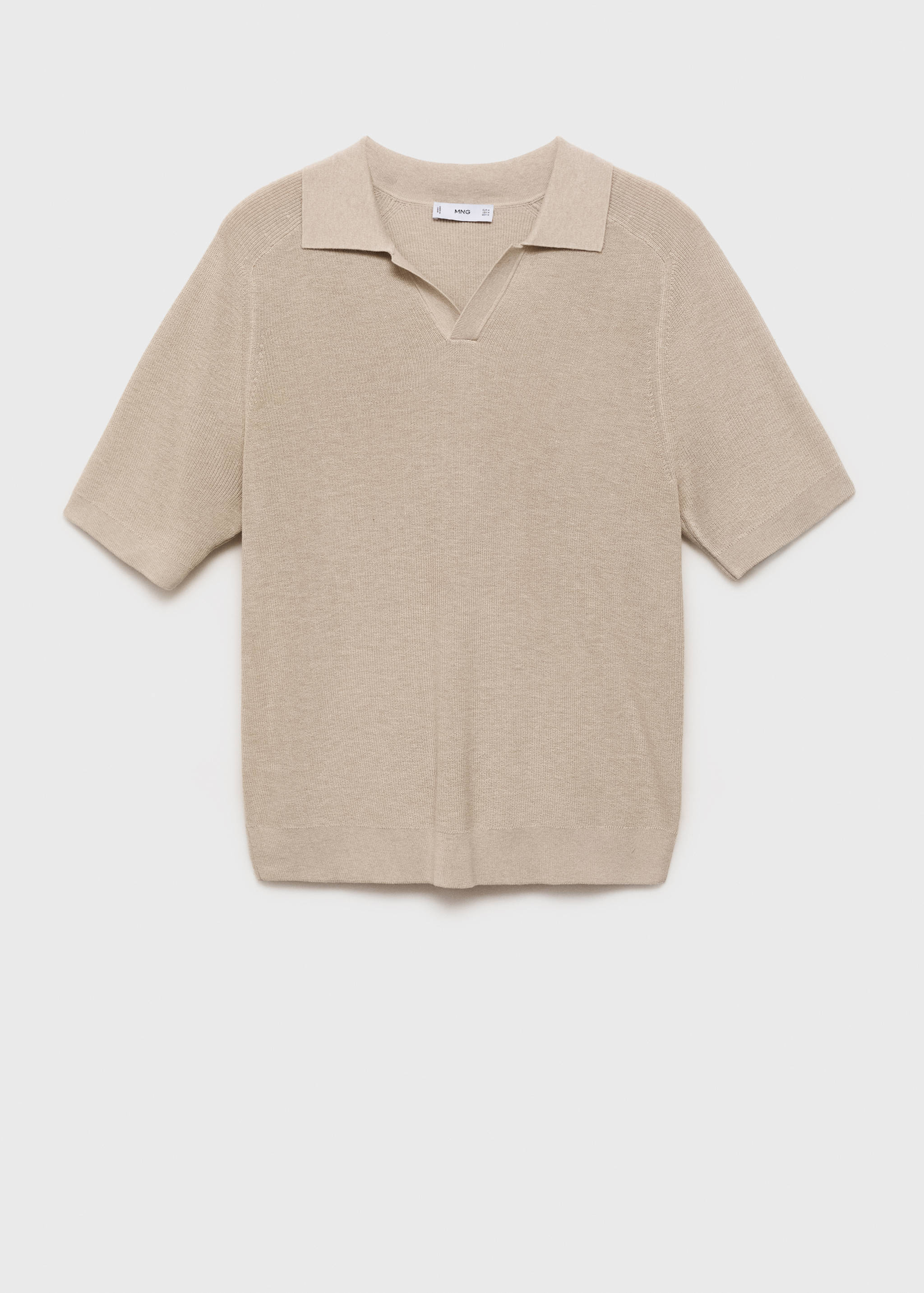 Polo maille structure - Article sans modèle