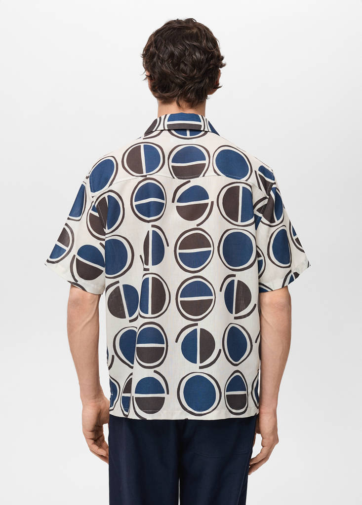 Printed short-sleeved shirt - thumbnail 3