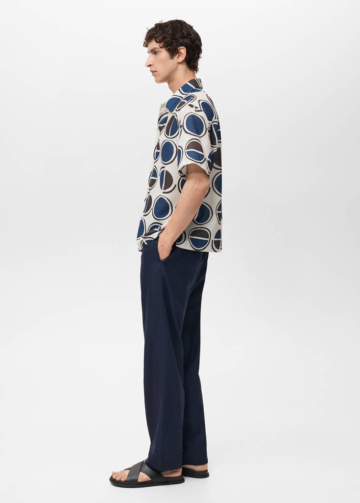 Printed short-sleeved shirt - thumbnail 6