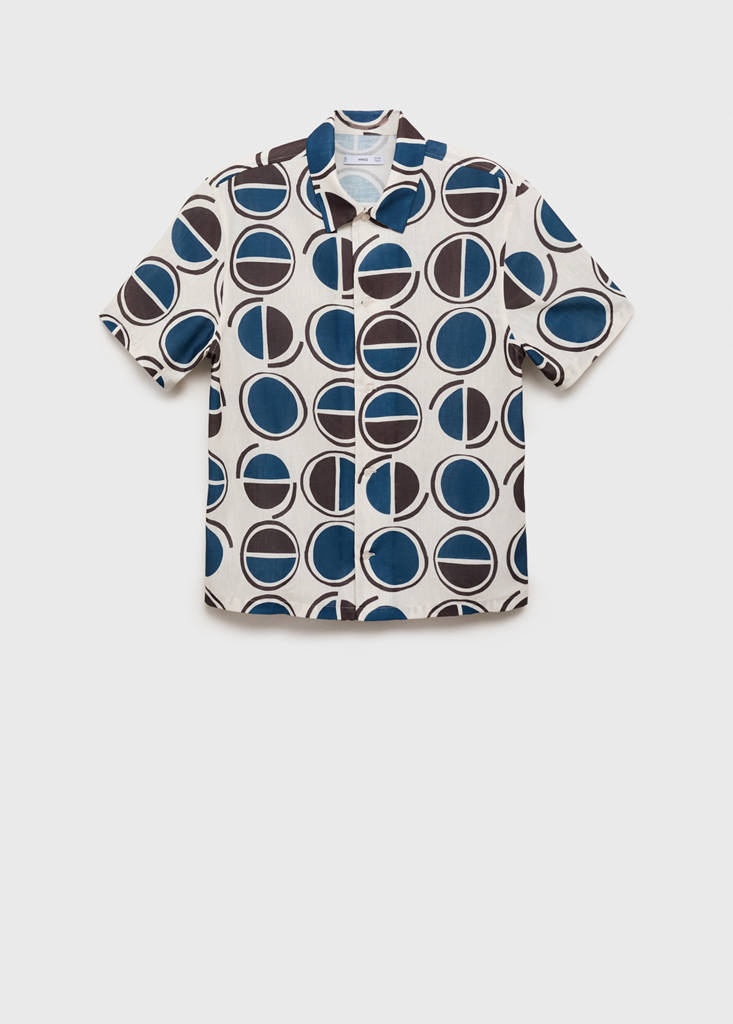Printed short-sleeved shirt - thumbnail 4