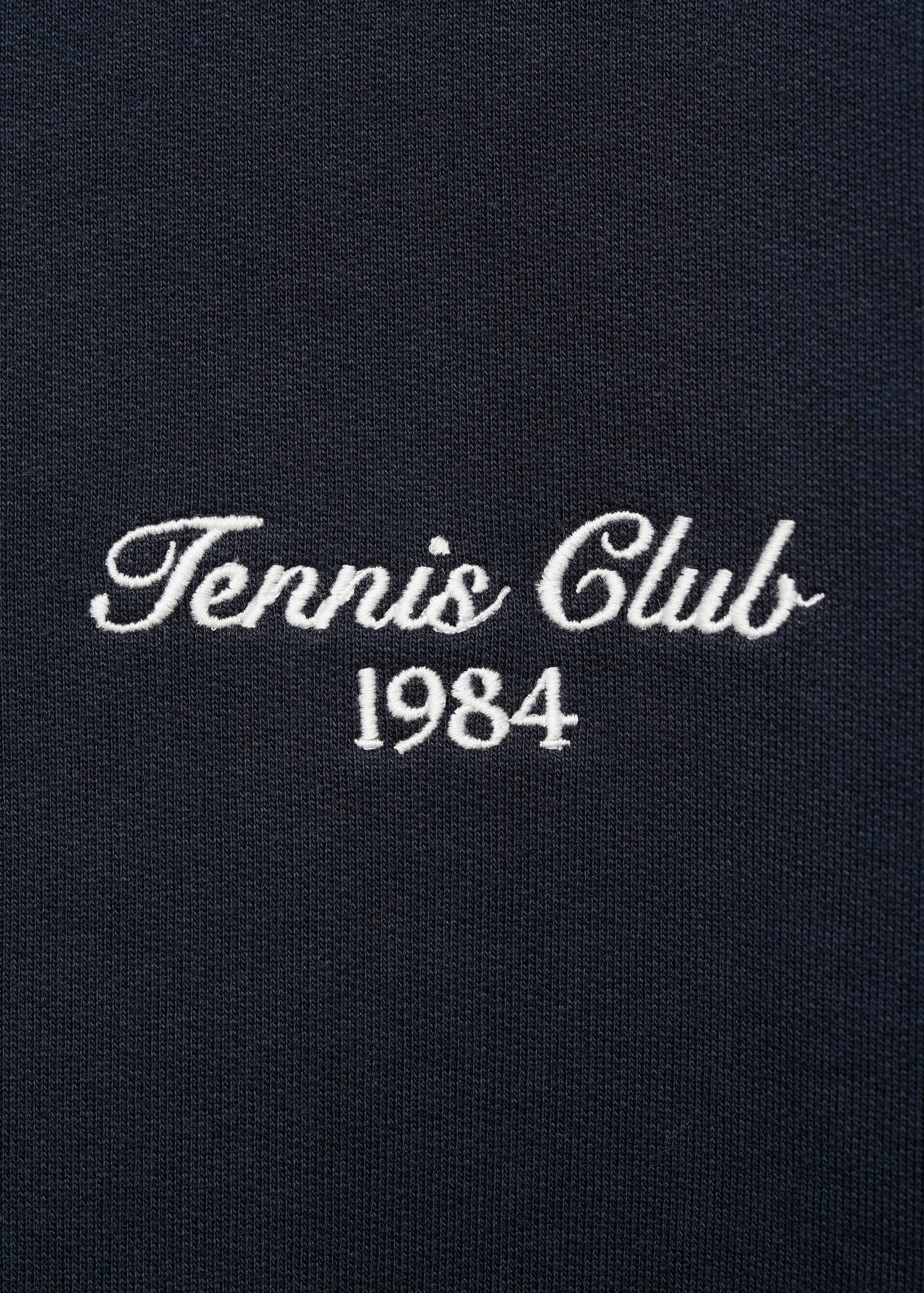 Oversized sweatshirt with printed message - Details of the article 0