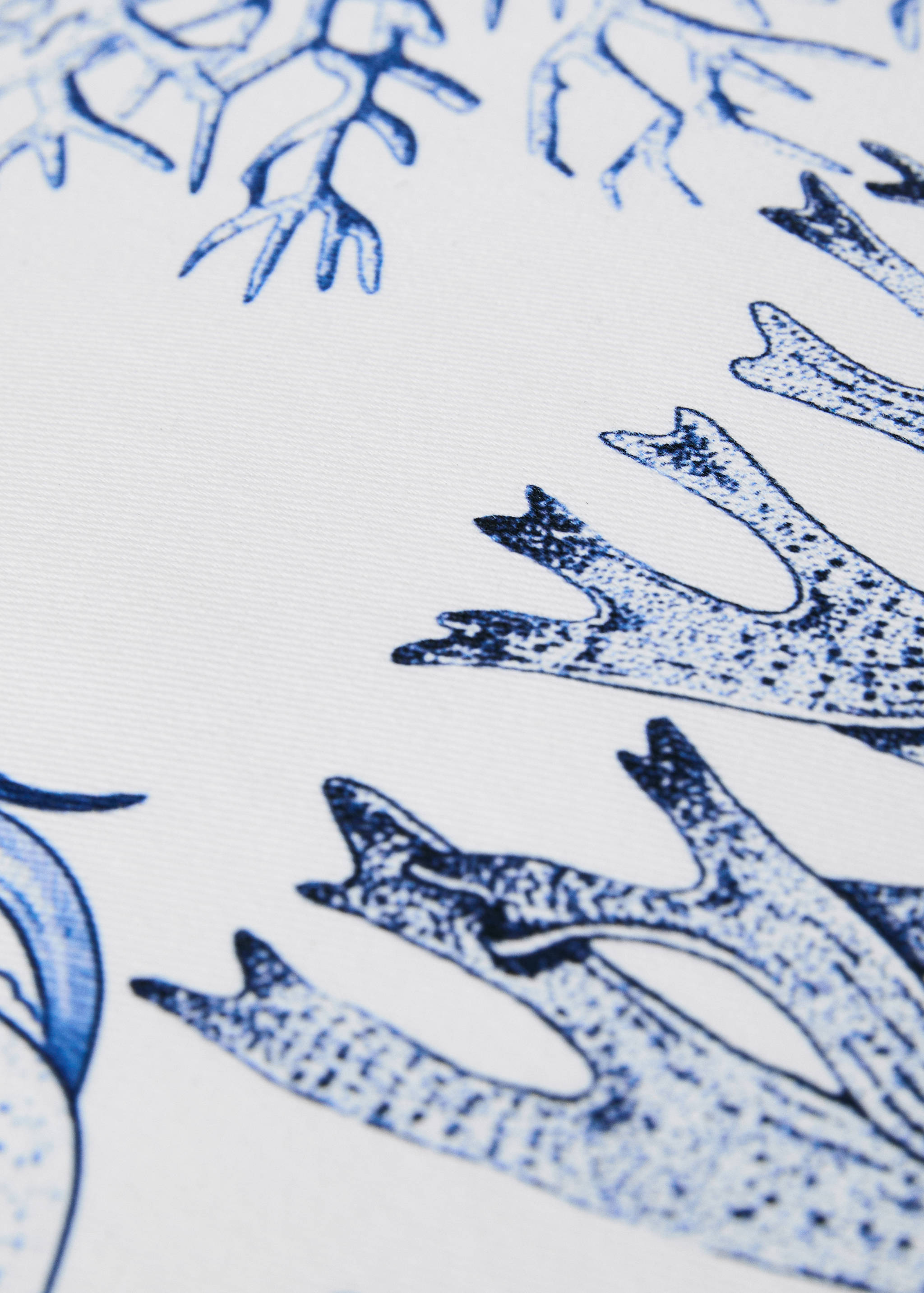 Reversibele kussenhoes met maritieme print 45x45 cm - Detail van het artikel 4