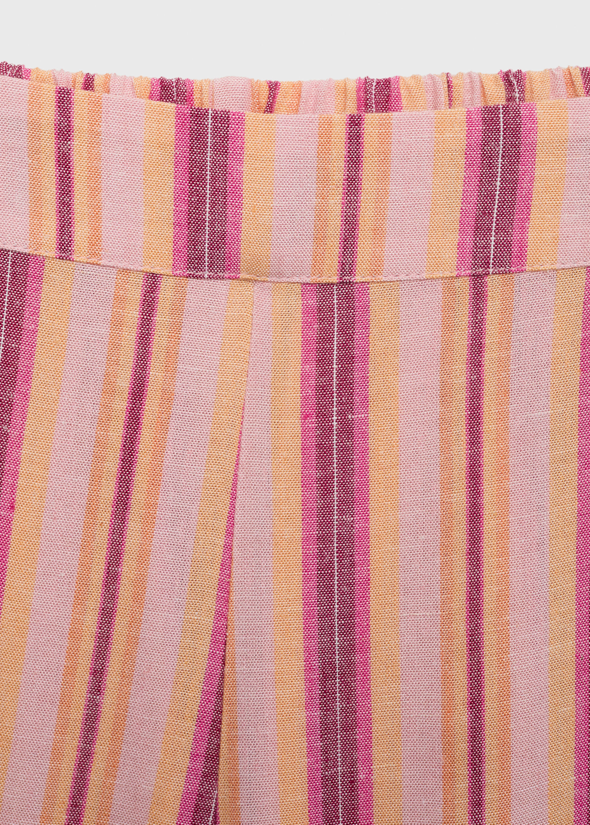 Stripe-print straight pants - Details of the article 8