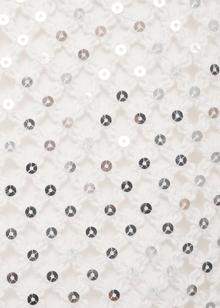 Sequin crochet shorts — Off White