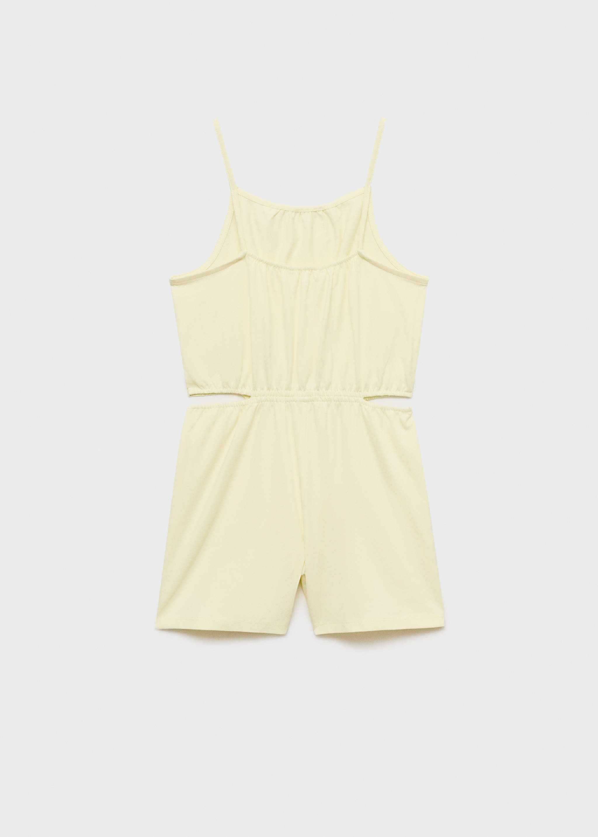 侧面开衩连身裤 - null