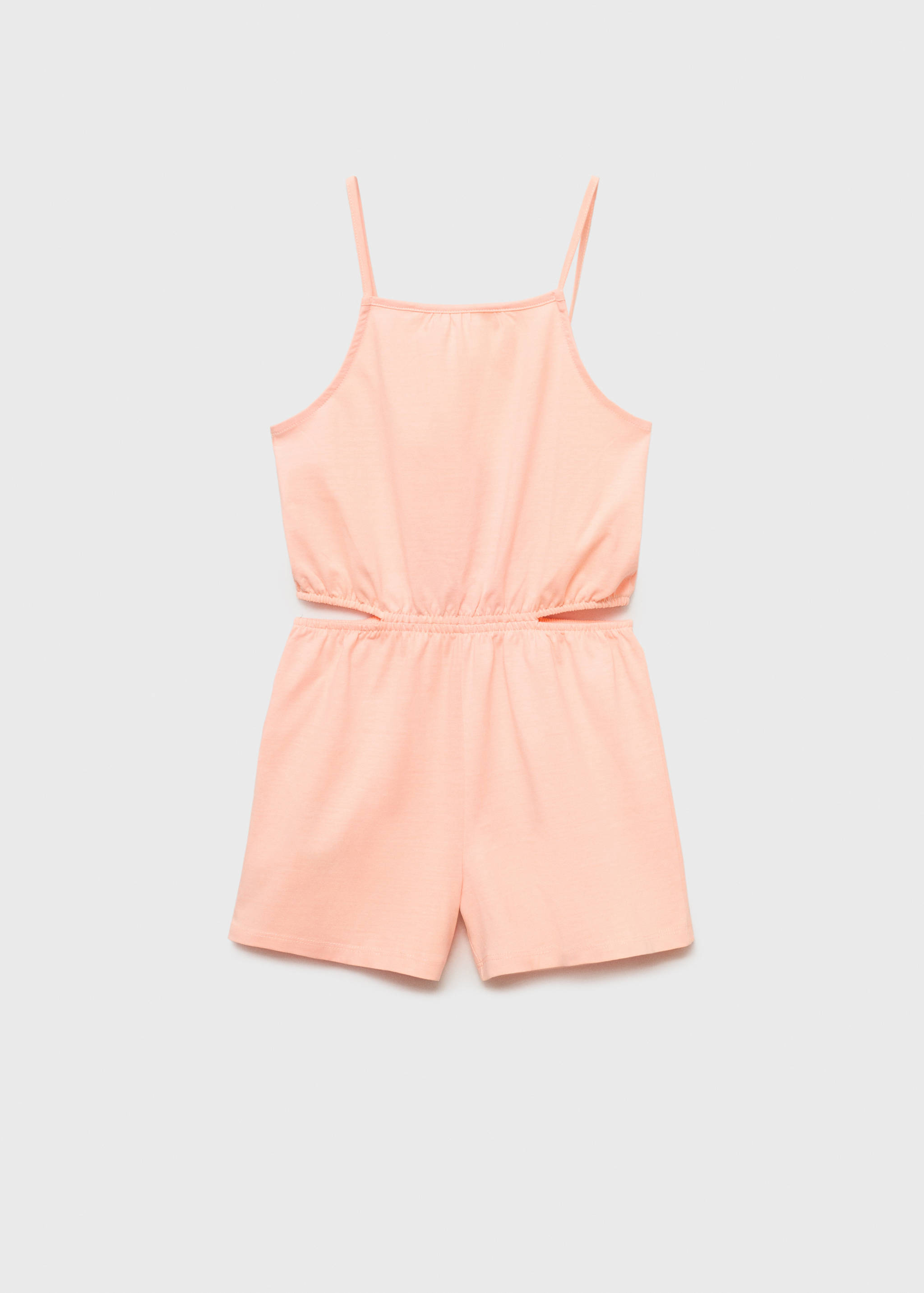 侧面开衩连身裤 - null