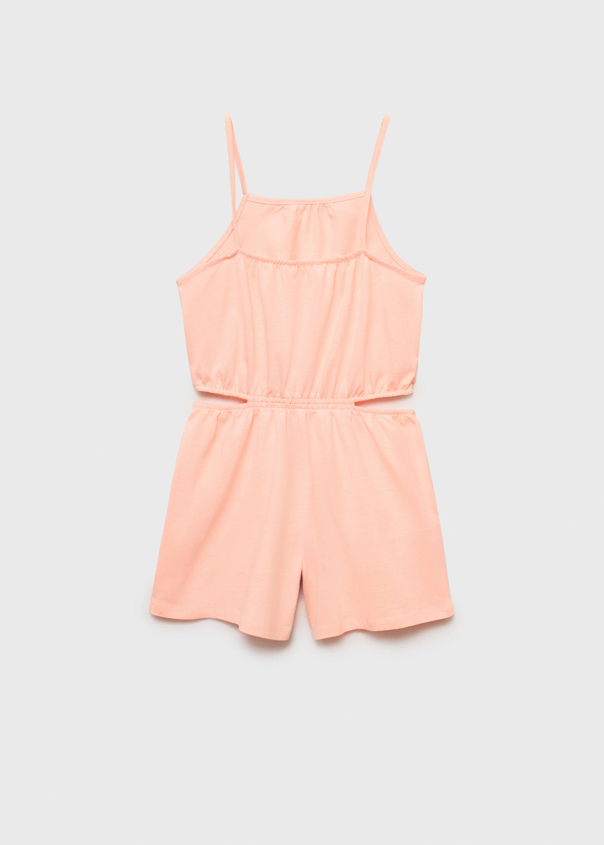 侧面开衩连身裤 - null